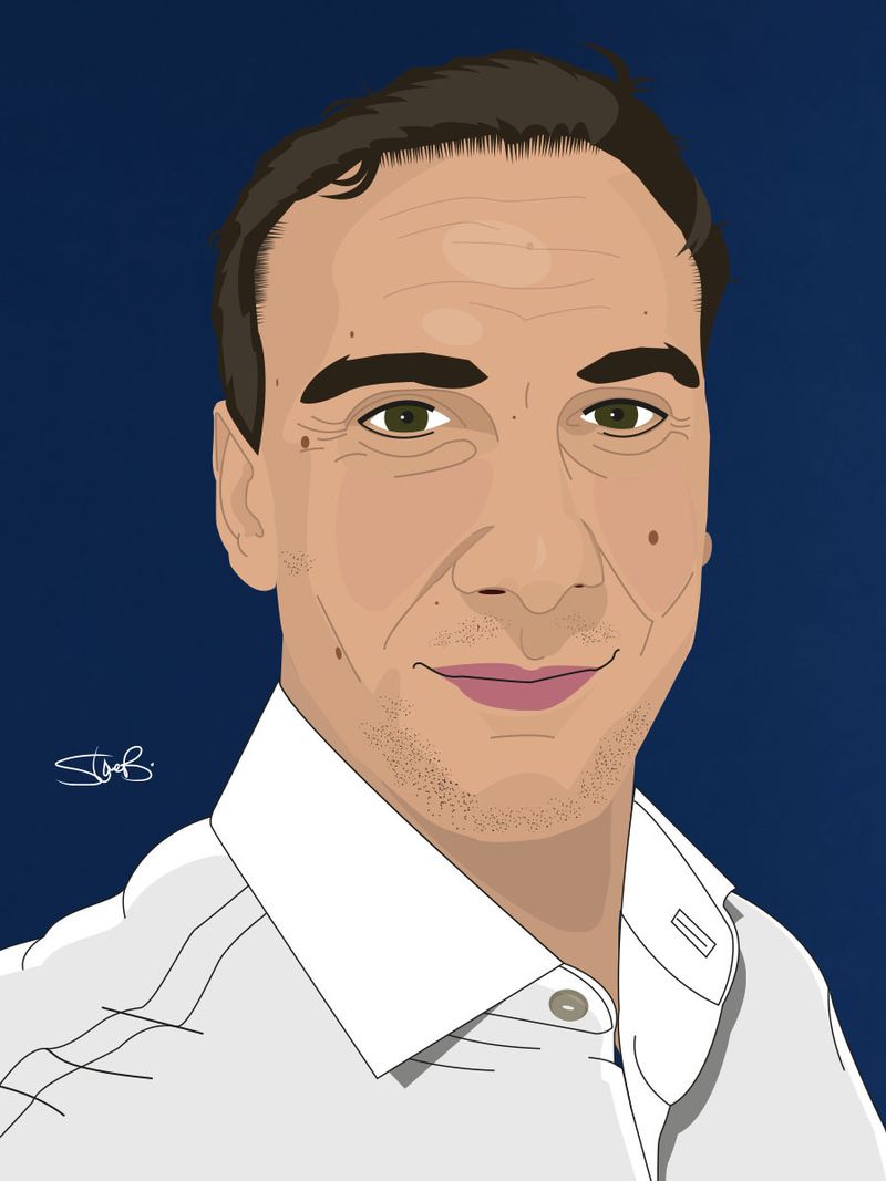 (Vector) Portrait Illustration by Steve Brown