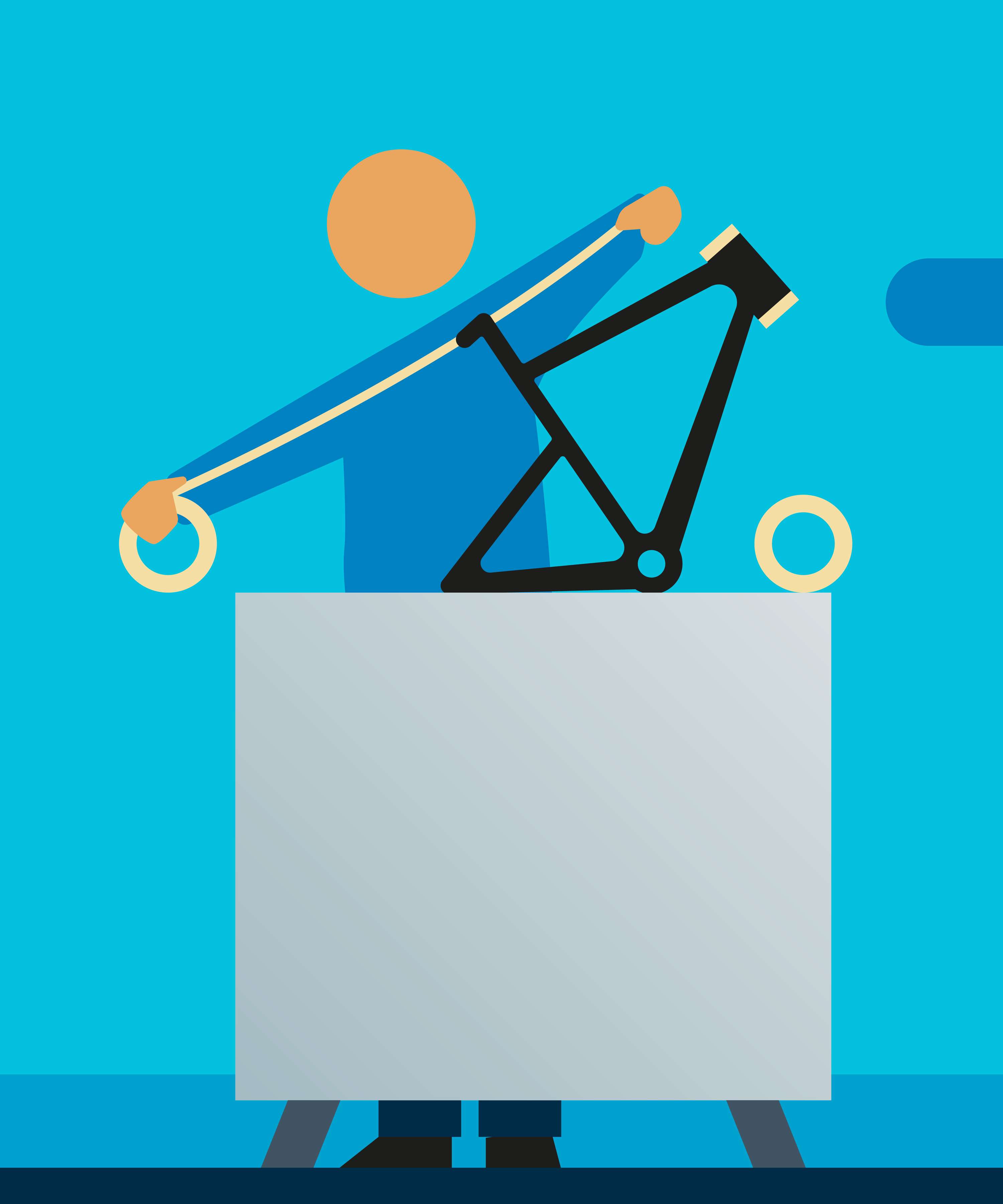 Bicycle Frame Paint Process by Ben the Illustrator