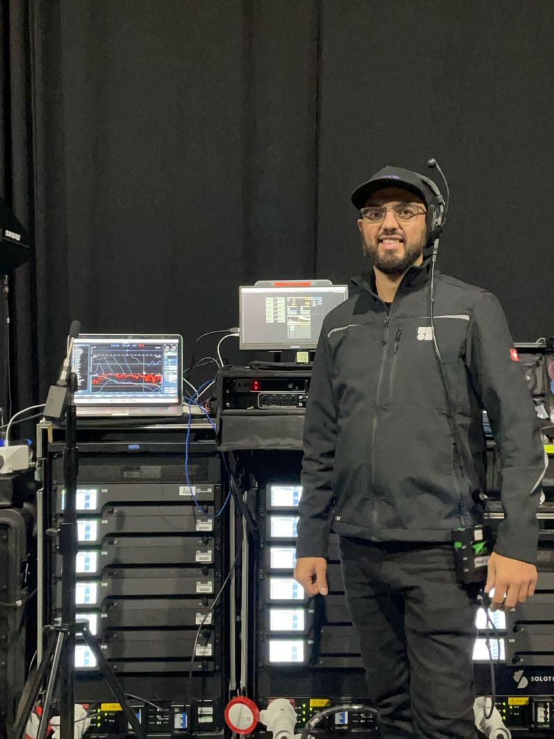 PA Engineer using d&b audiotechnik XSL by Dan Veneri