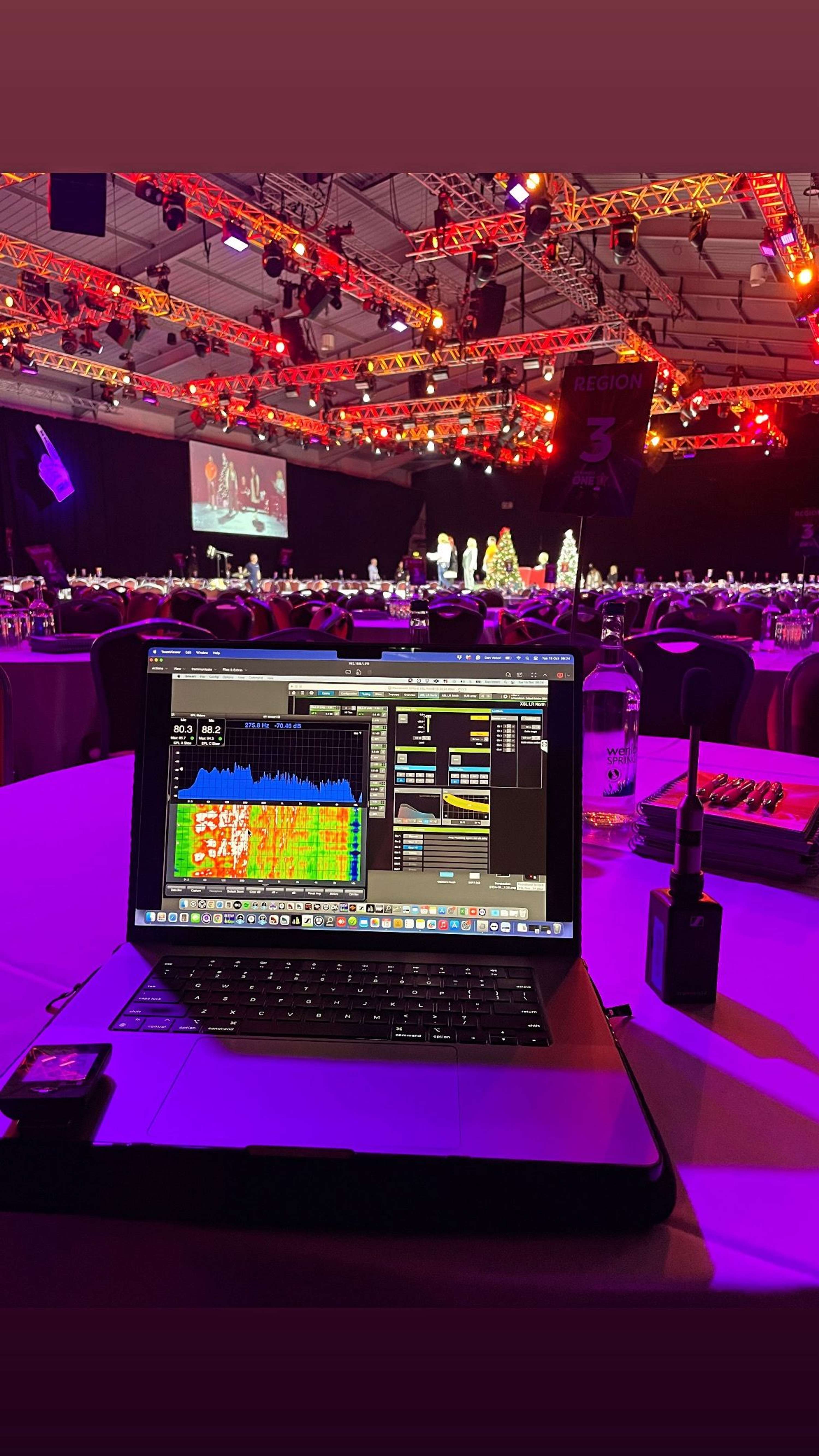 PA Engineer using d&b audiotechnik XSL by Dan Veneri