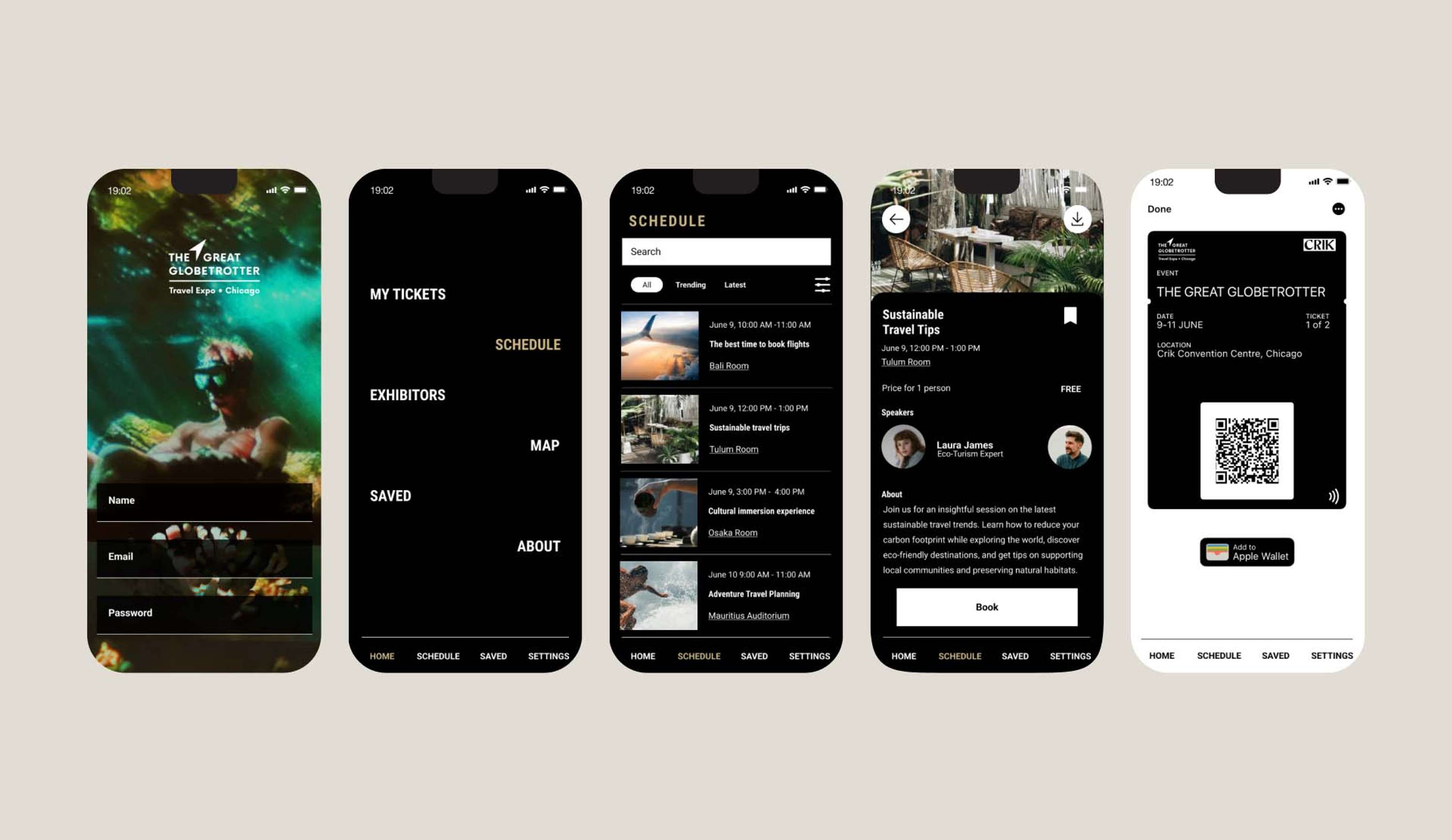 Travel Expo Art Direction, Campaign Concept and Execution and App Design by Miguel Angel Martinez