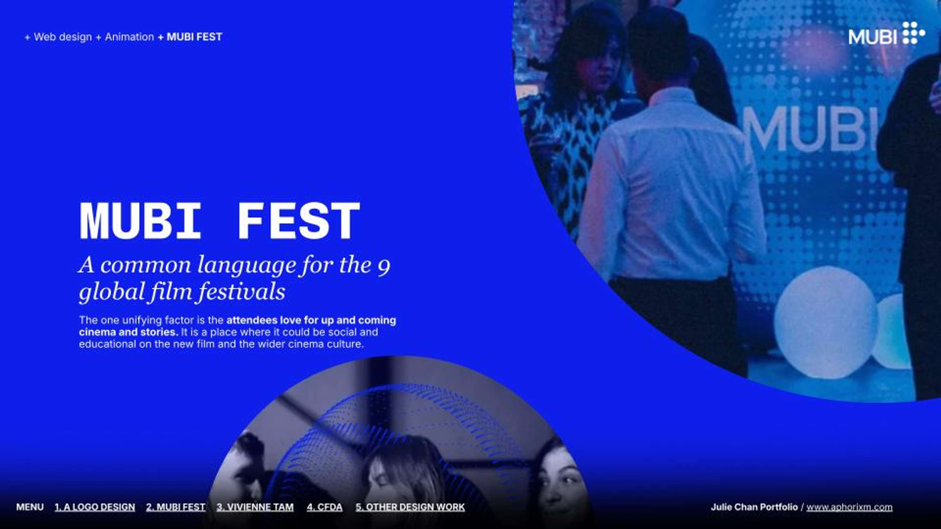 A WEB EXPERIENCE (PERSONAL PROJECT) by Julie Chan