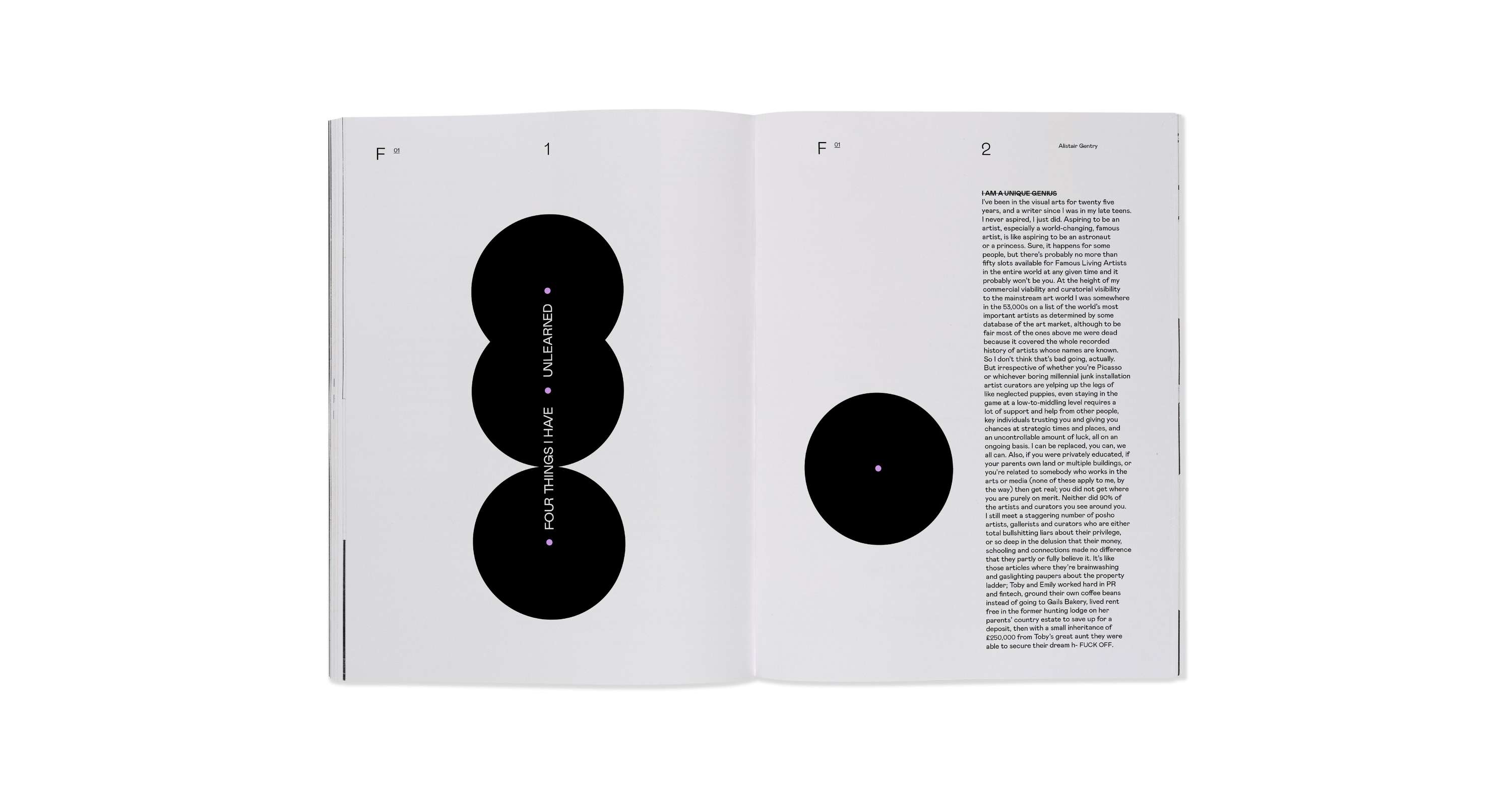 UNLEARNING edition of SLUICE designed by CHK Design by Christian Küsters