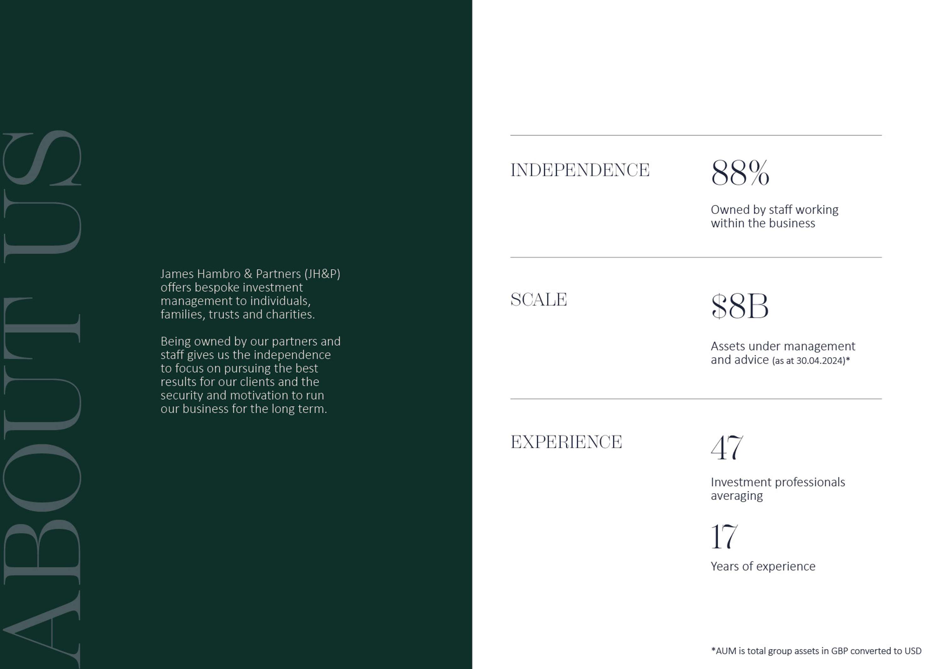 A5 Brochure Design | Digital & Print  | JHP by Ellissa White
