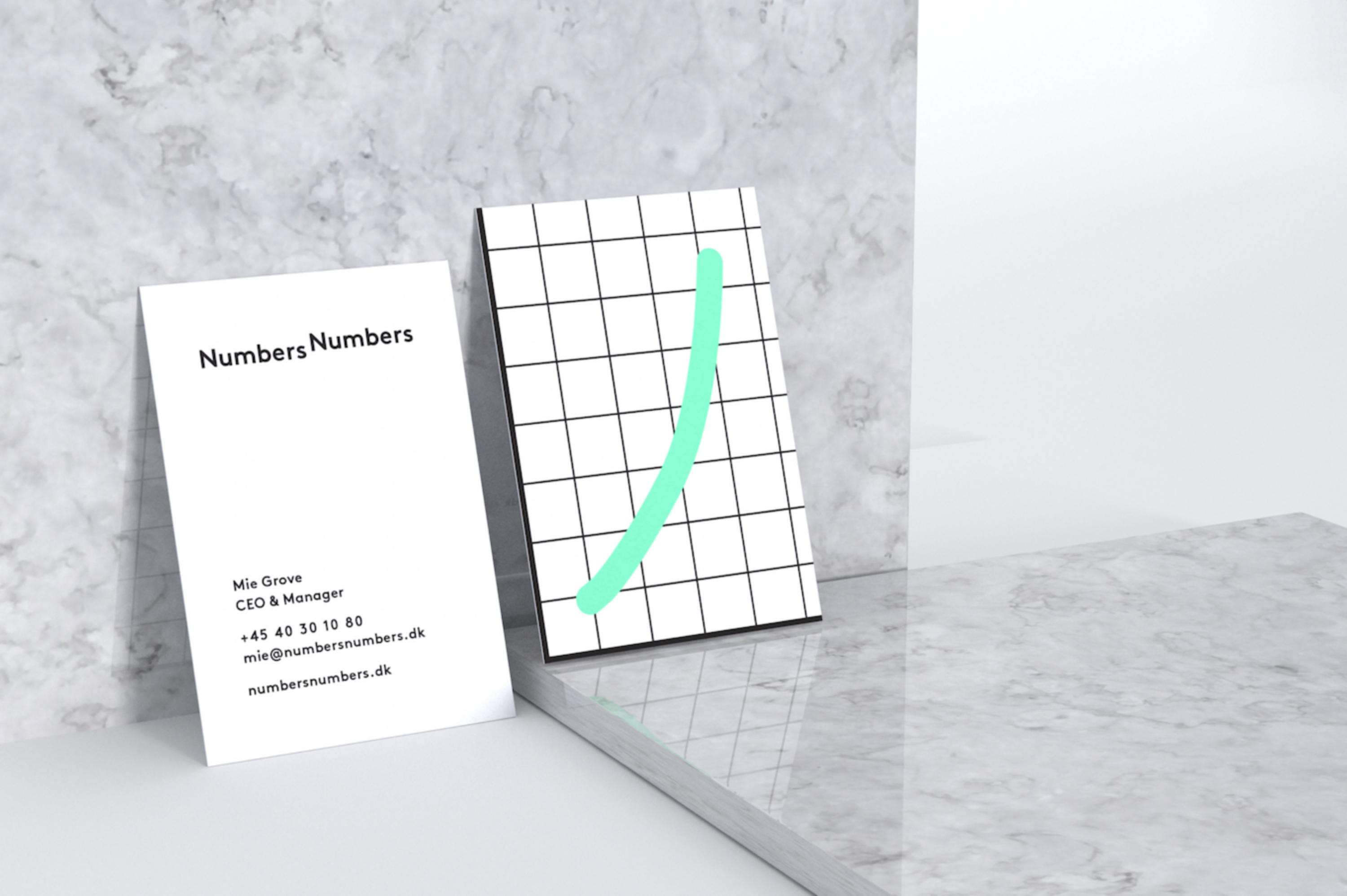 Corporate Identity for NumbersNumbers by Suvi Haering