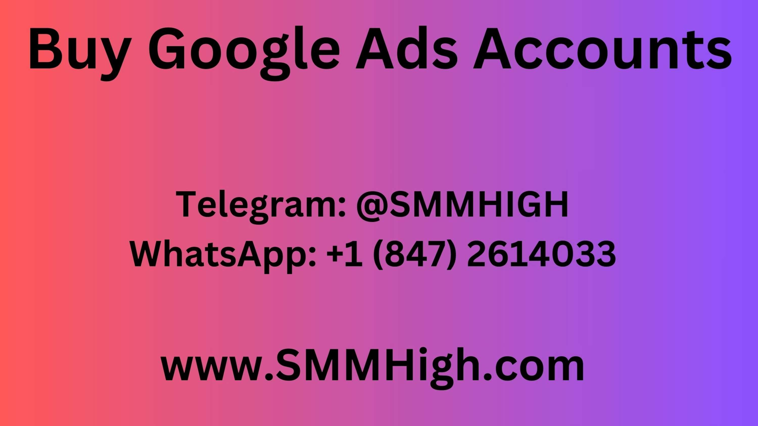 How to Buy Google Ads Accounts by Michael G. Trent