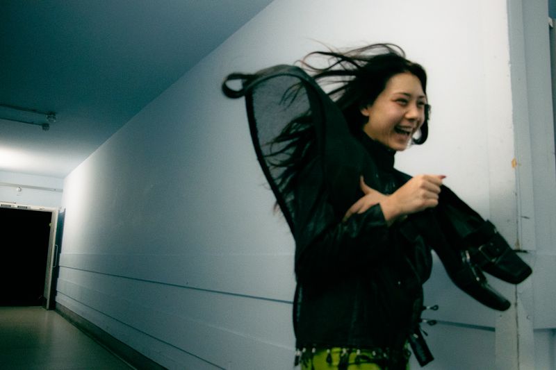 BTS for Manchester Fashion Institute Graduate Fashion Show 2024 by Bethan Kelly