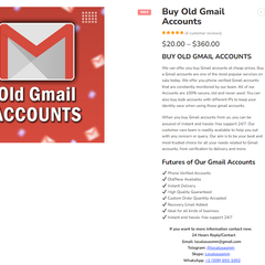 Old Gmail Accounts