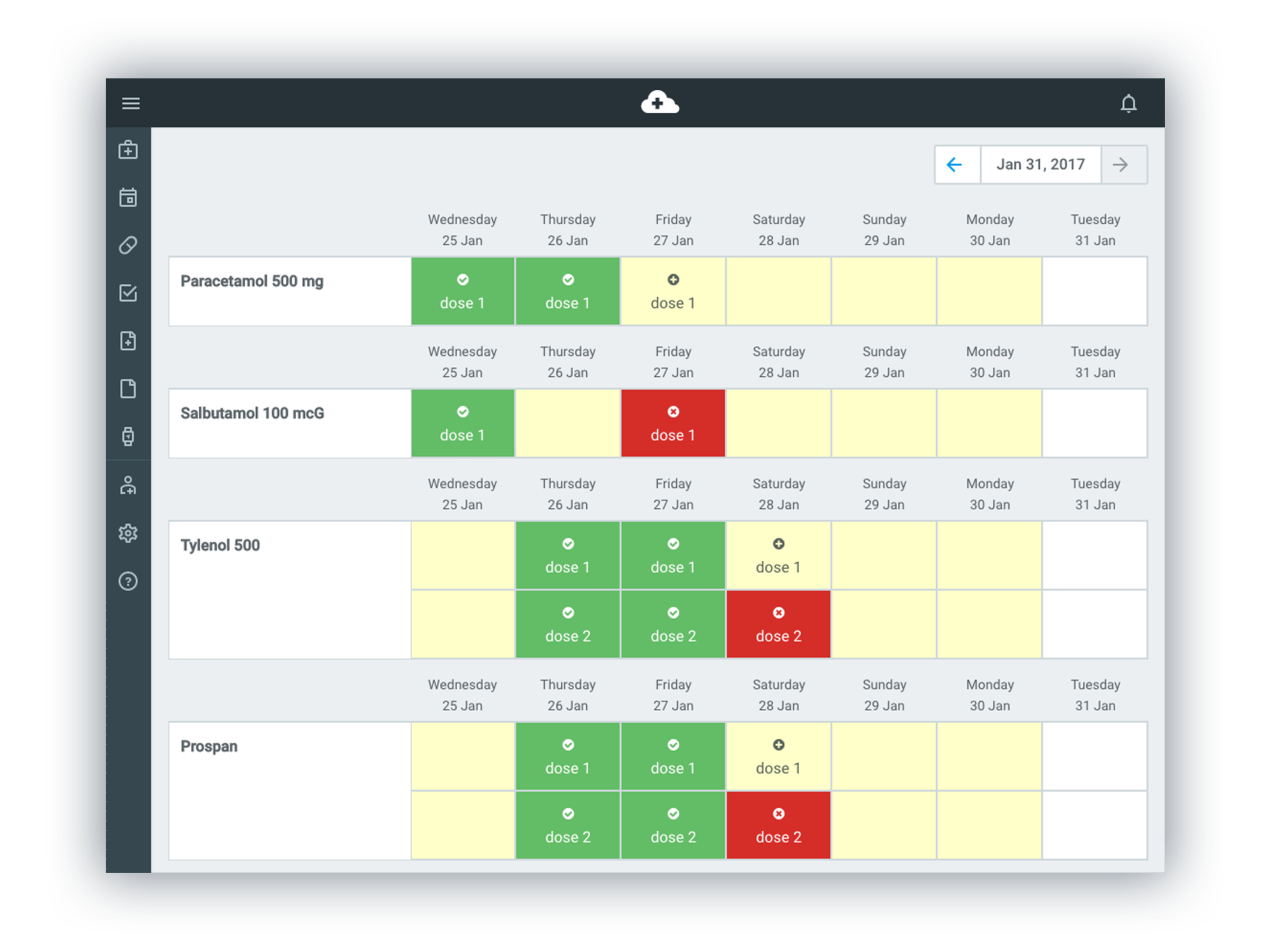 Medication Tracker by Guillem Rodriguez