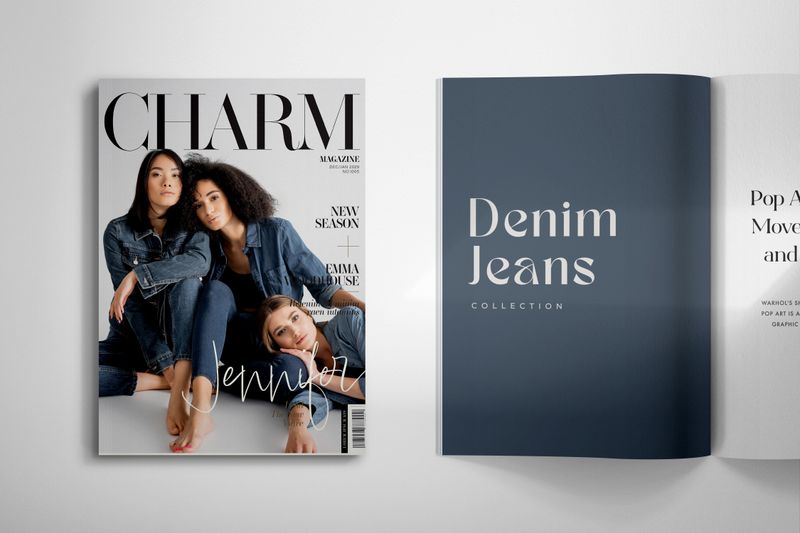 Minimal Magazine Design by Funke A