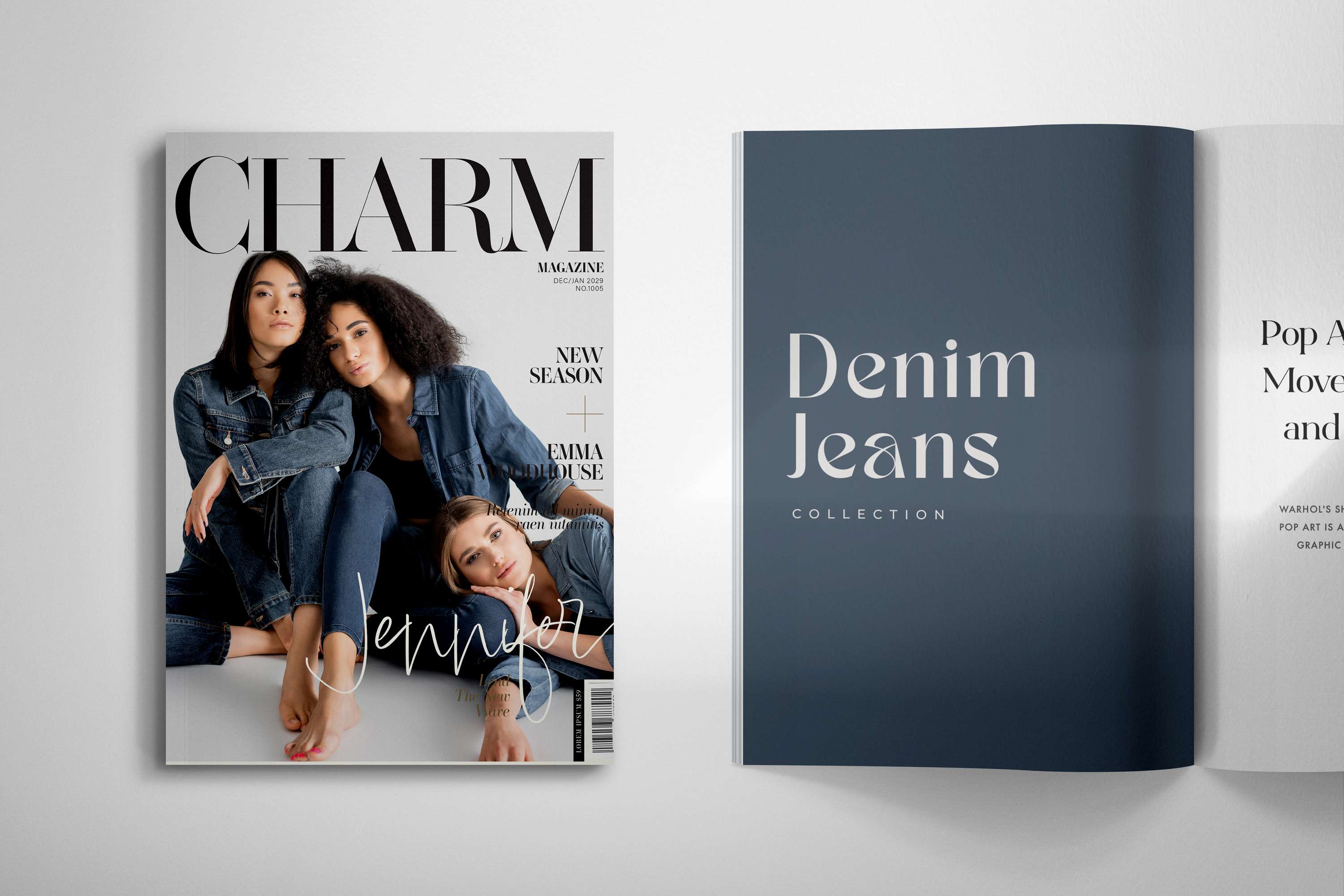 Minimal Magazine Design by Funke A