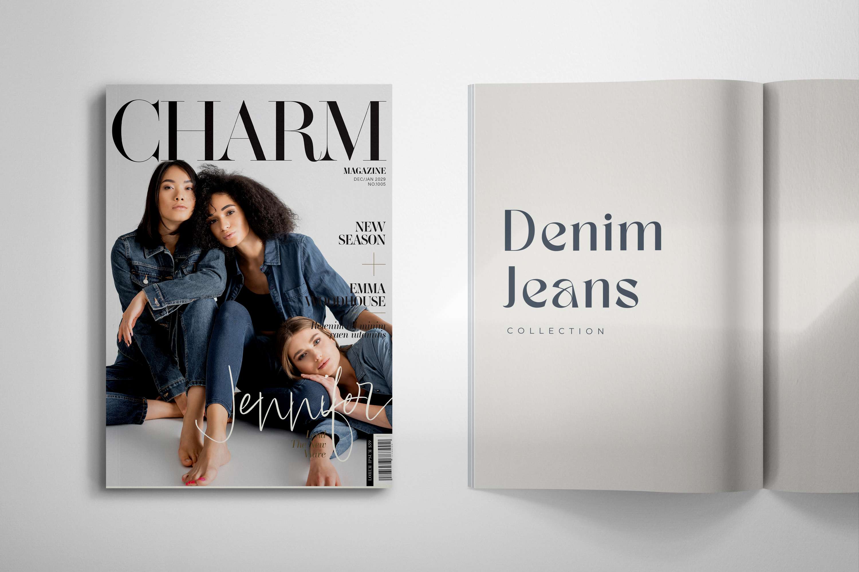 Minimal Magazine Design by Funke A