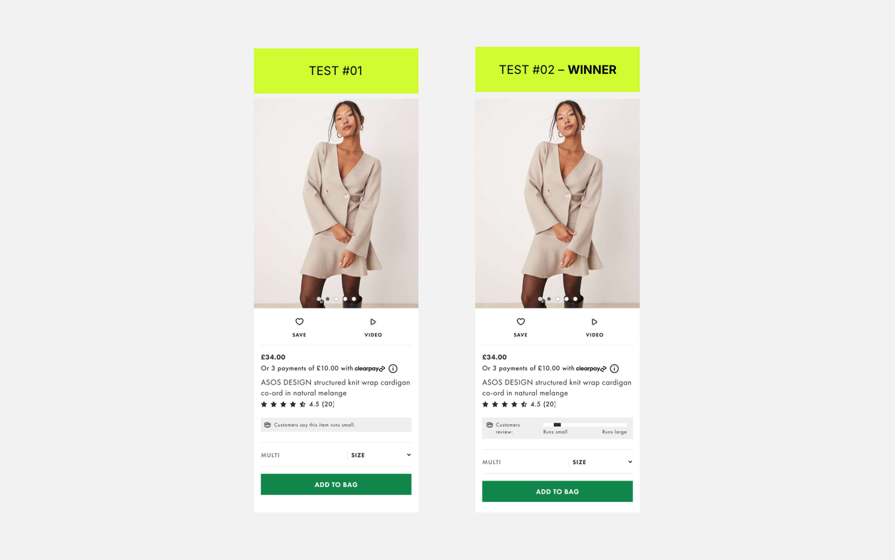 ASOS - Size and Fit Discovery by Dipa Thanki