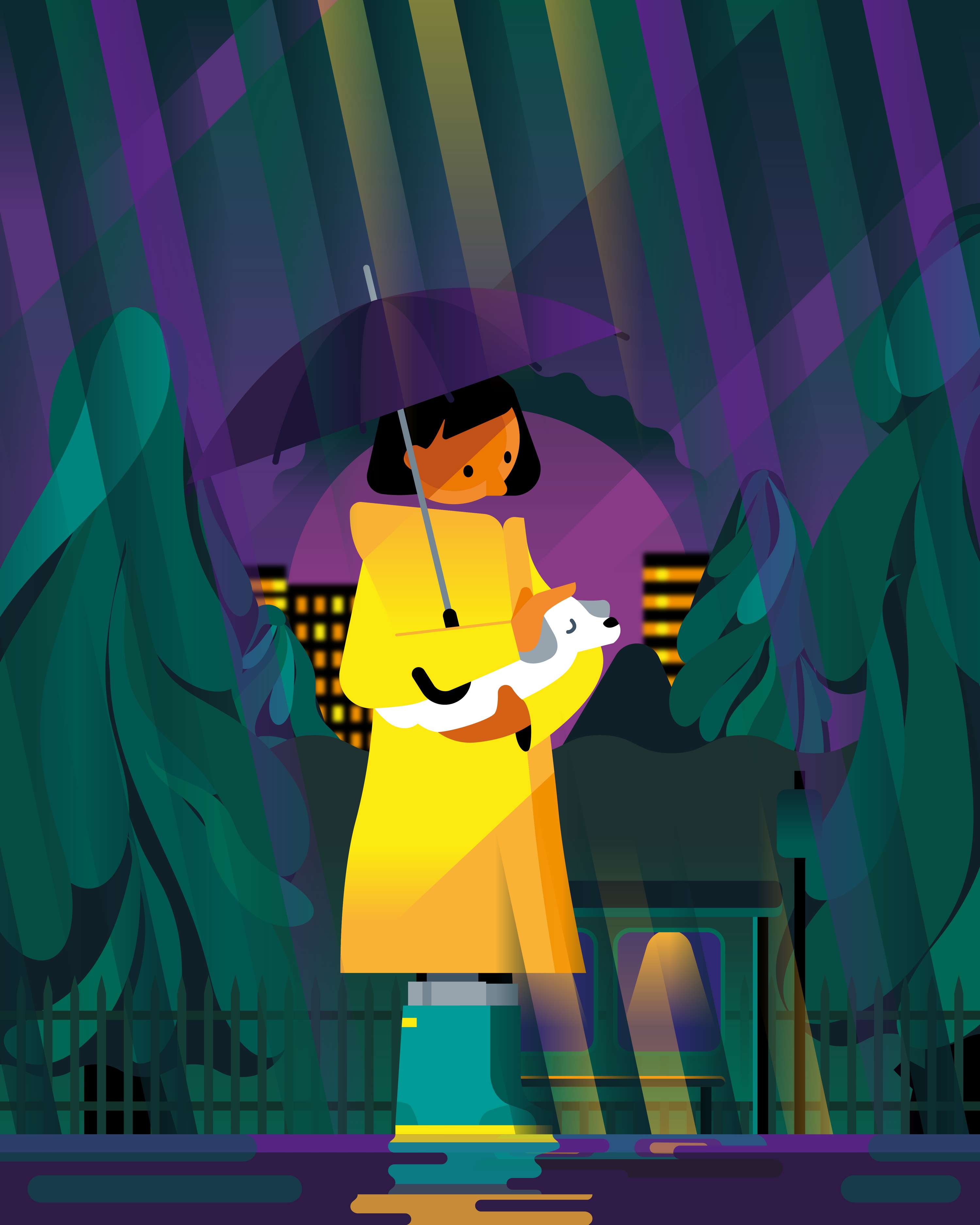 Rain by Ben the Illustrator