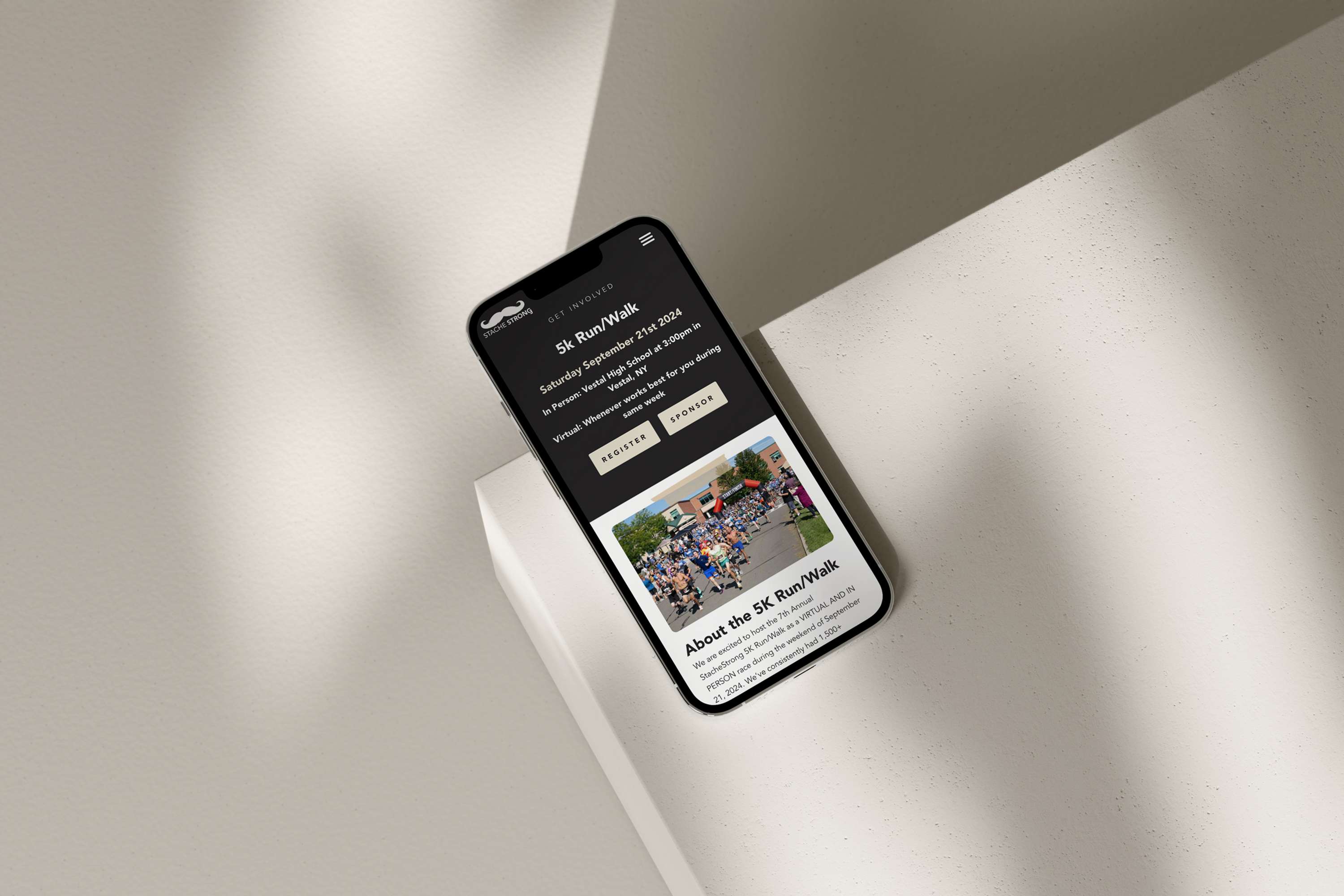 StacheStrong - Brand and Website Design by Ruby Ellis