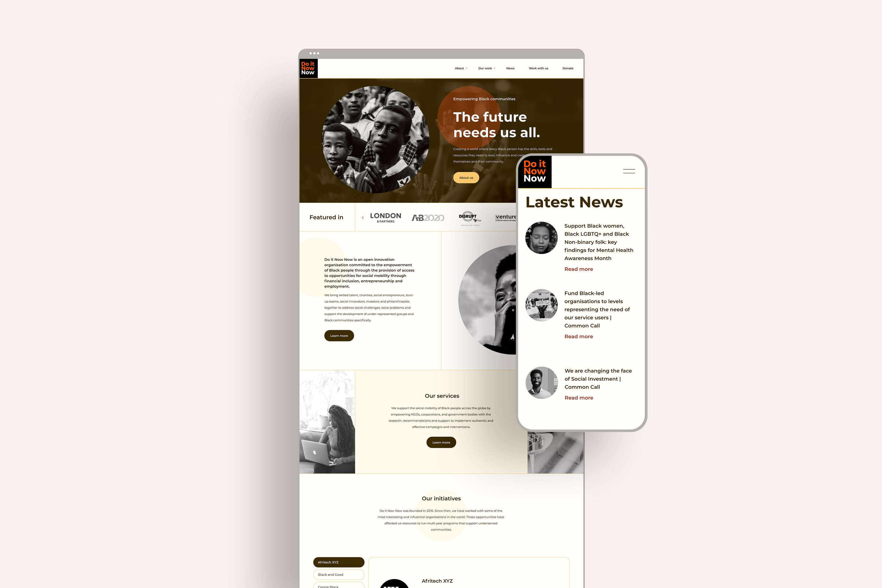 Do It Now Now - Squarespace Website Design by Ruby Ellis