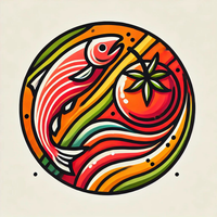 The Salmon and The Tomato logo