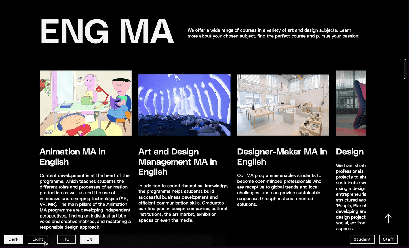 MOME | Website Redesign | 2022 by Sian Williams