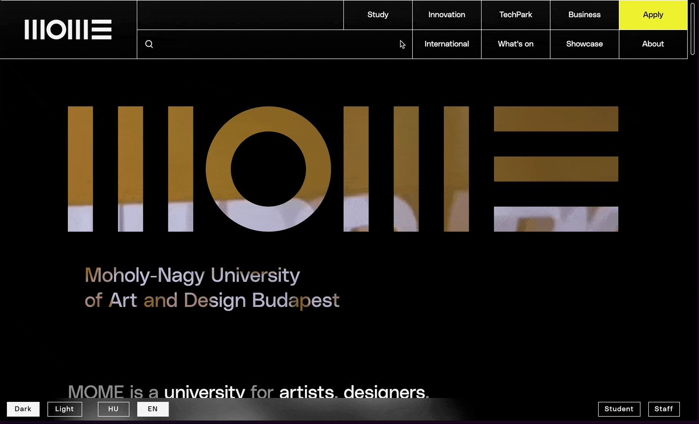 MOME | Website Redesign | 2022 by Sian Williams