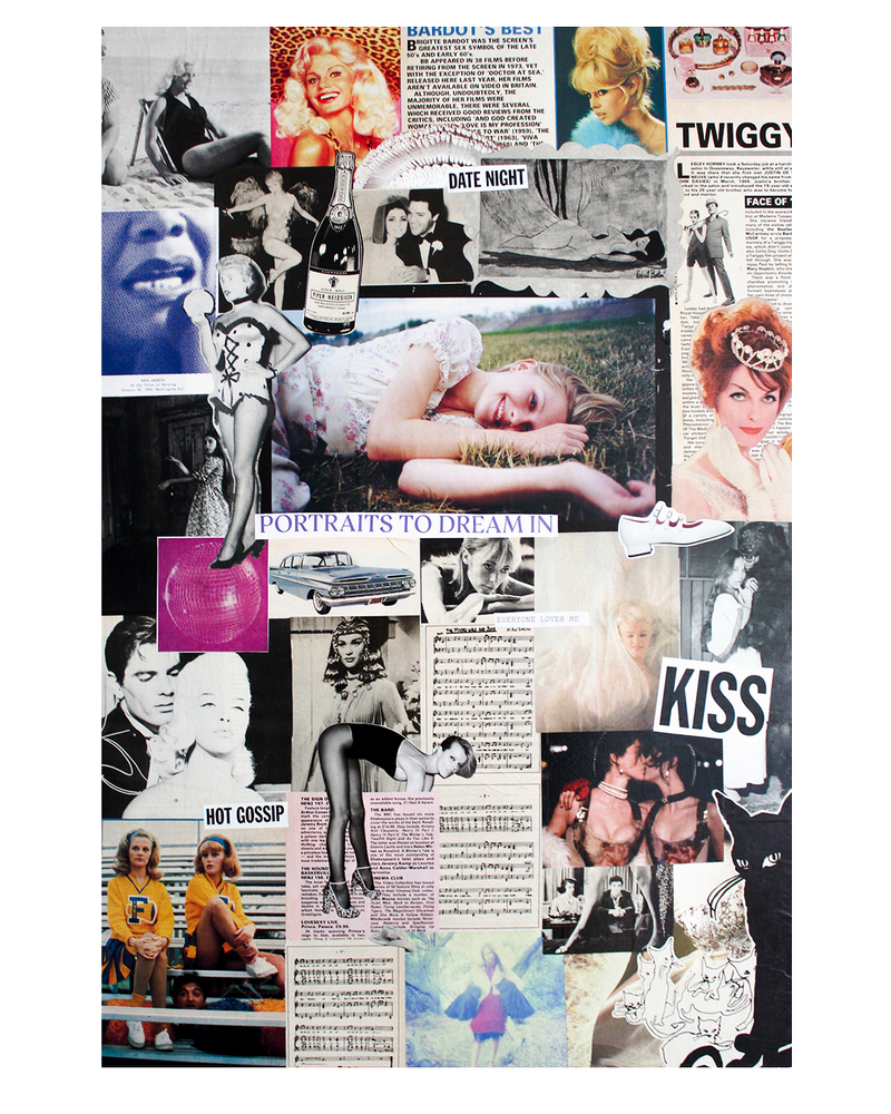 Vintage magazine collage by Bonnie-Rose Dairaine