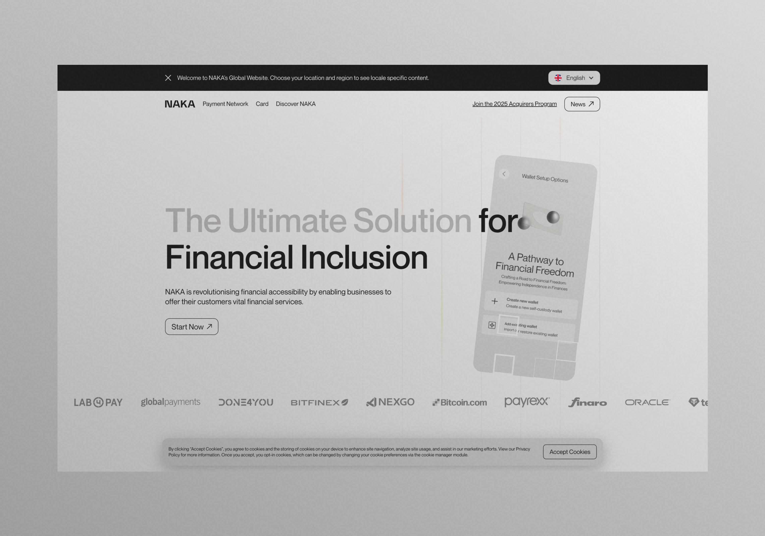 NAKA | End-2-End Brand Solution with Global Website by The Wall d.o.o.