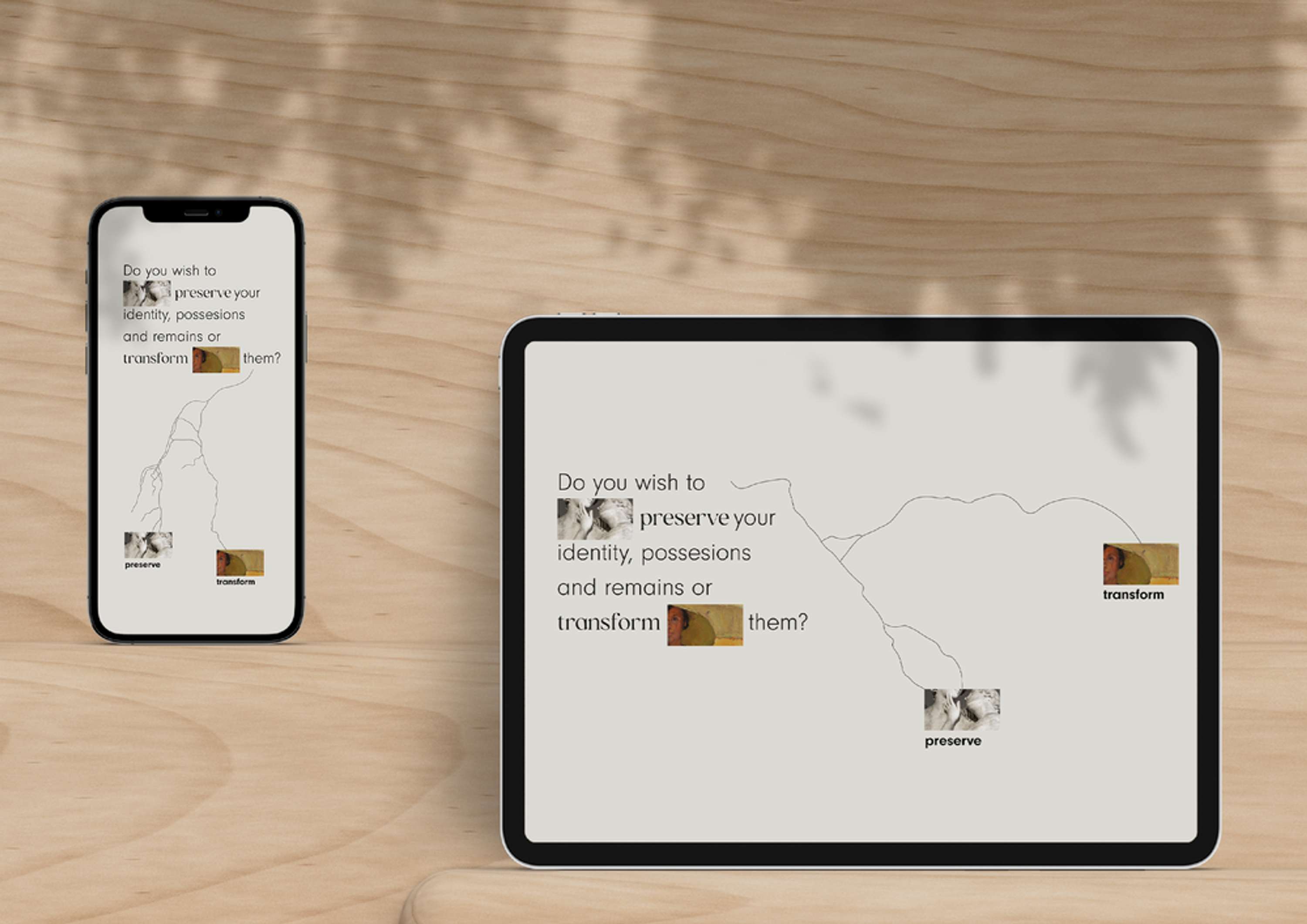 The Death Positive Libraries Interactive Experience by Elena Demireva