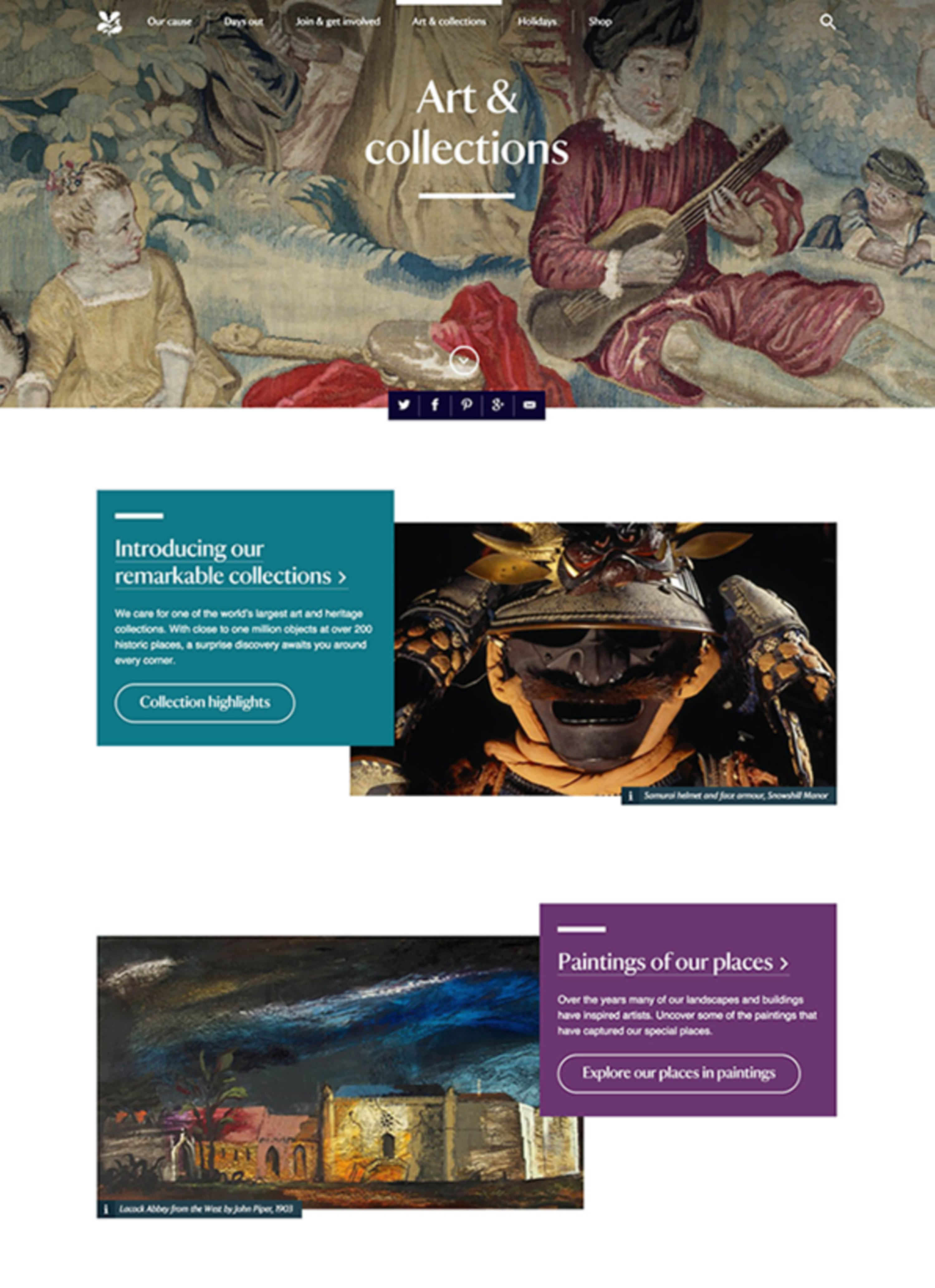 National Trust - Mobile app by Digitas