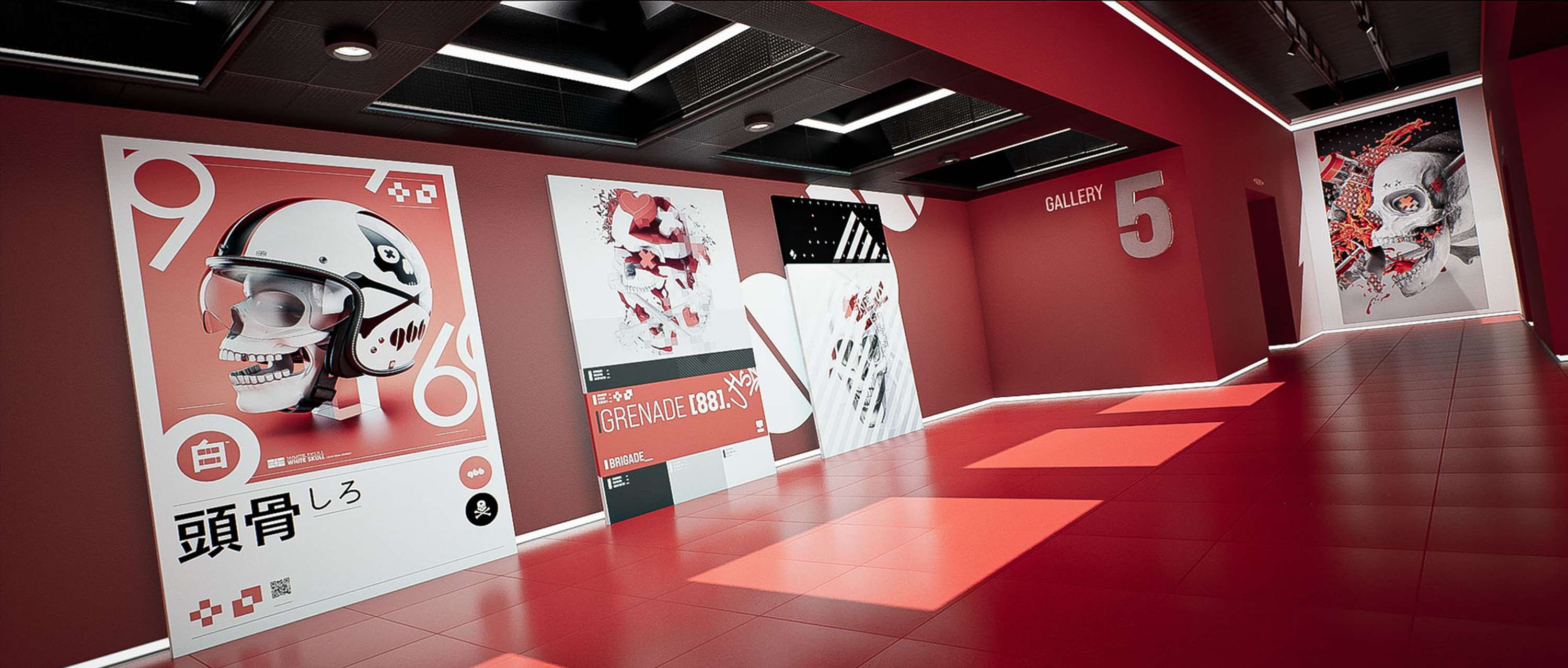 Grafika66 - Virtual Gallery Unreal Engine App by Baz Pringle