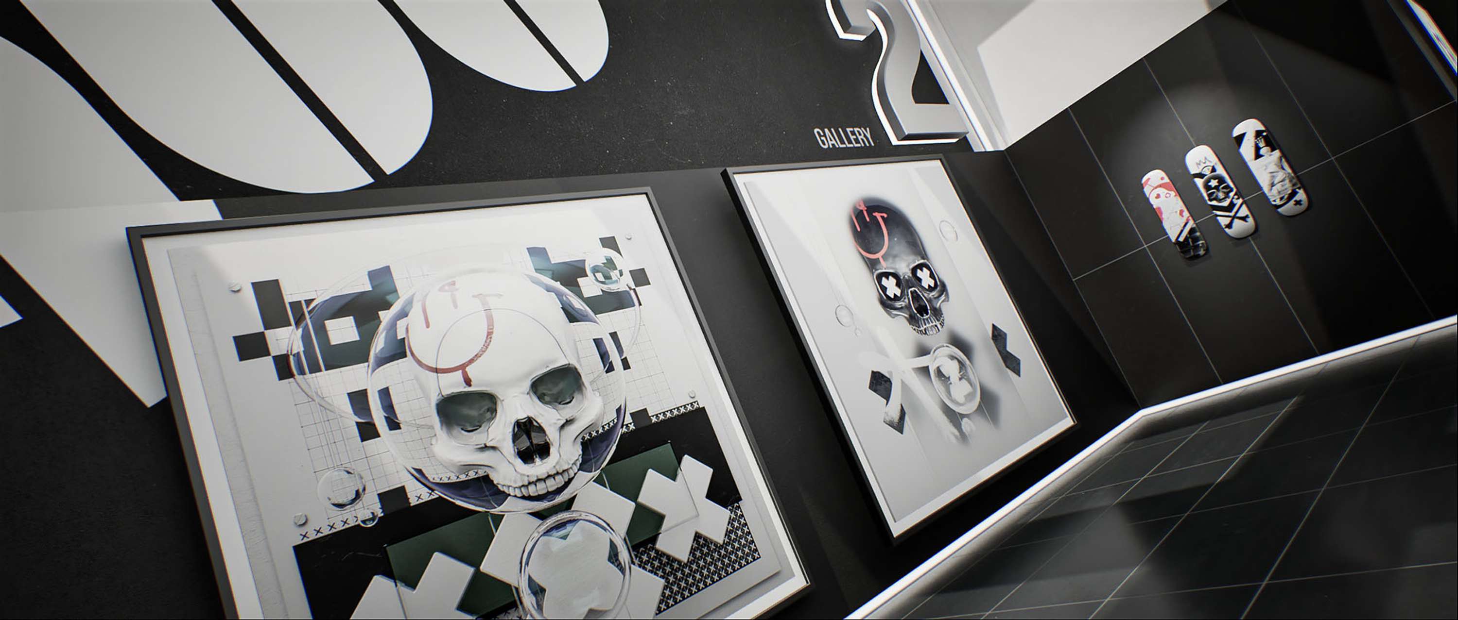 Grafika66 - Virtual Gallery Unreal Engine App by Baz Pringle