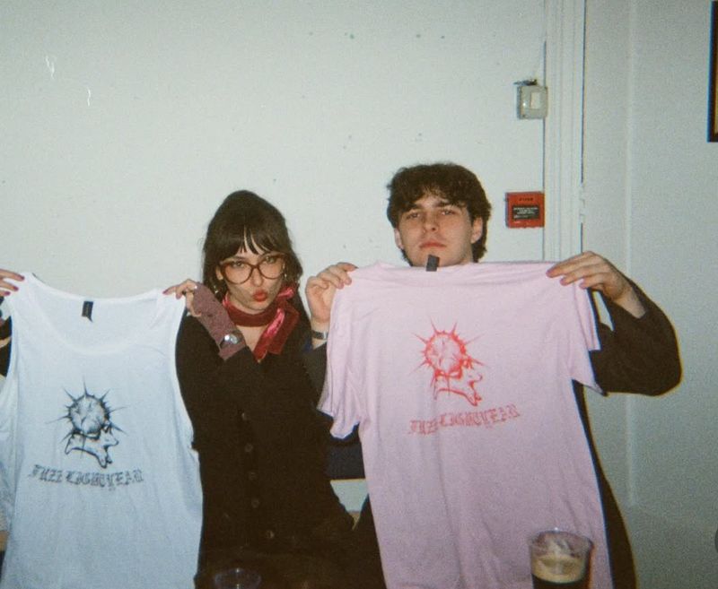 merch design for band fuzz lightyear! by Izel Dugen