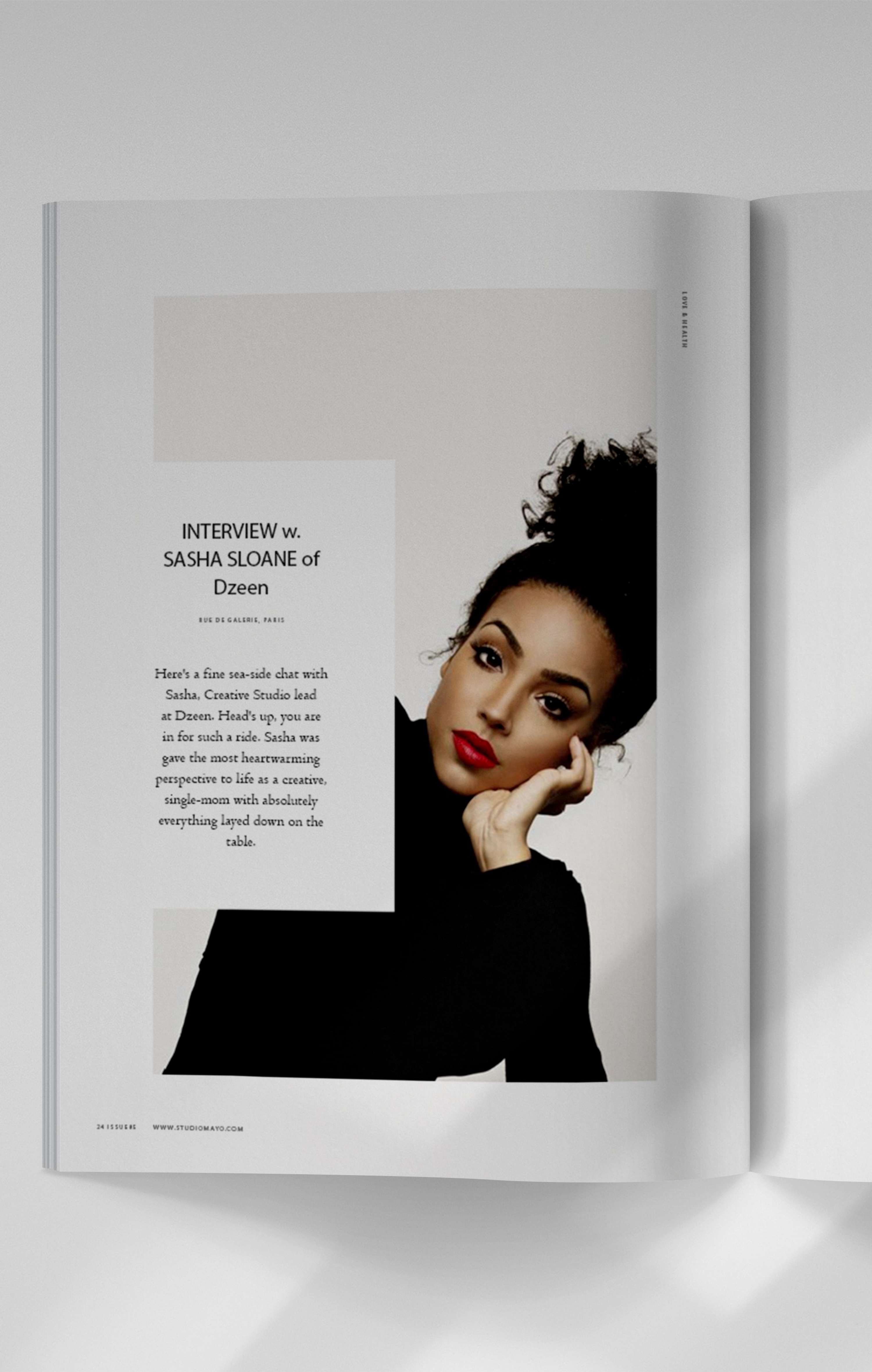 Minimal Magazine | Editorial Design by Funke A