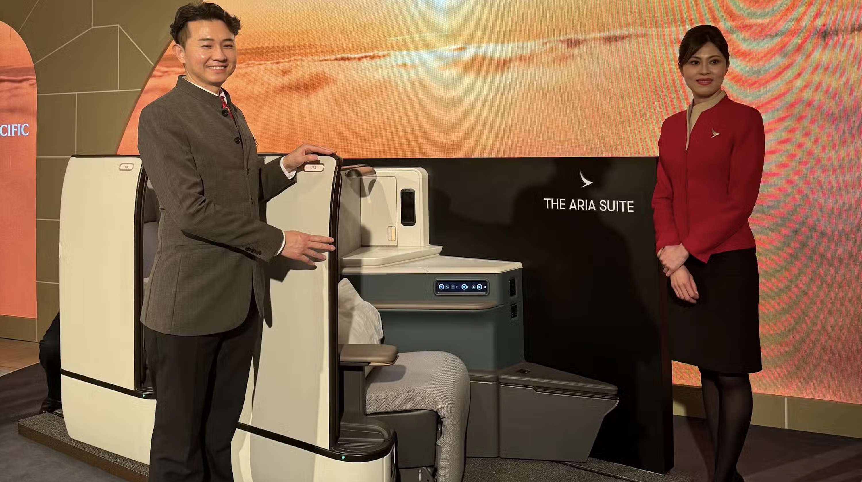 CATHAY PACIFIC ARIA SUITE - EUROPEAN LAUNCH by Tom Arendas