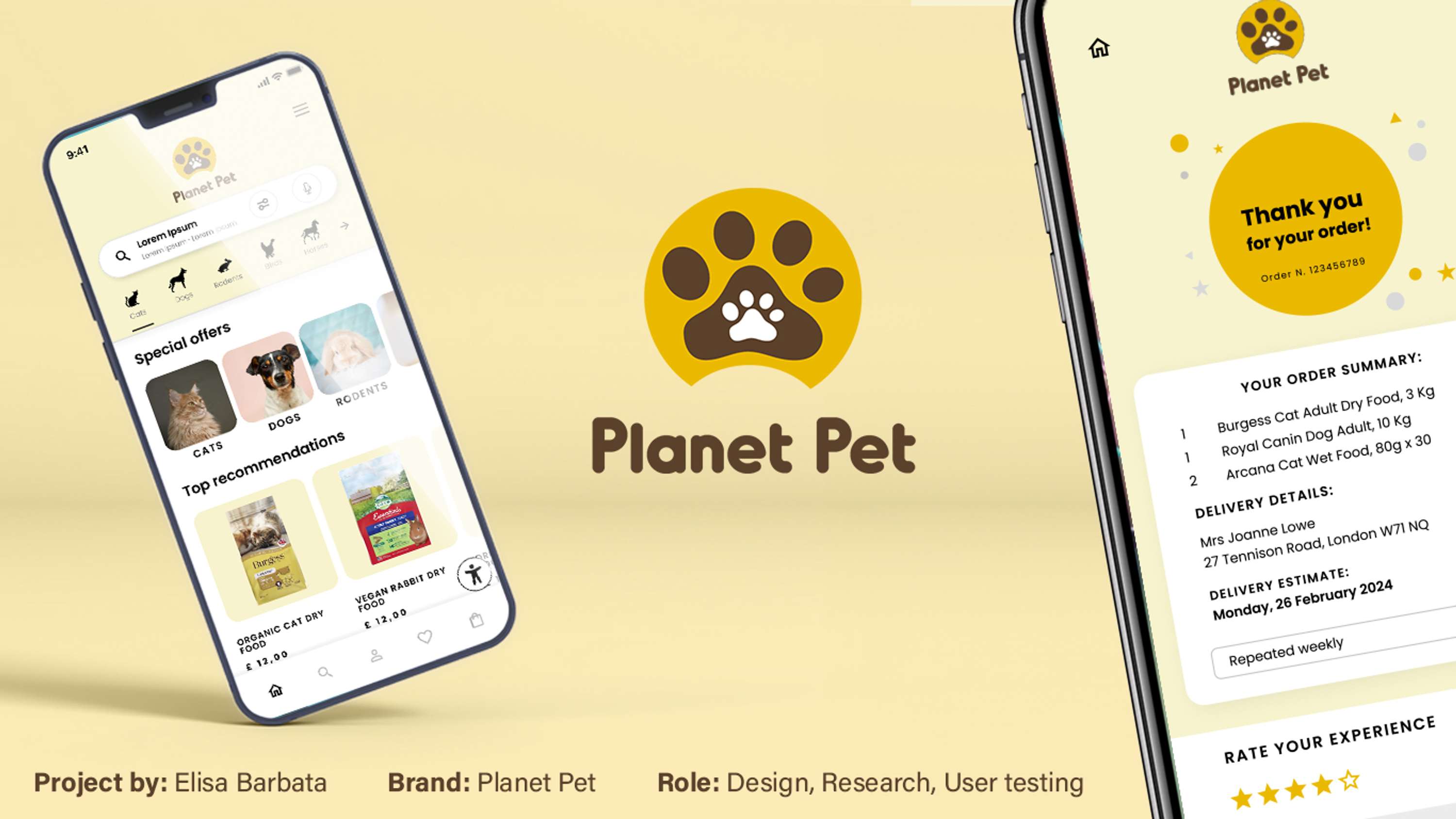 Mobile App - Planet Pet by Elisa Barbata