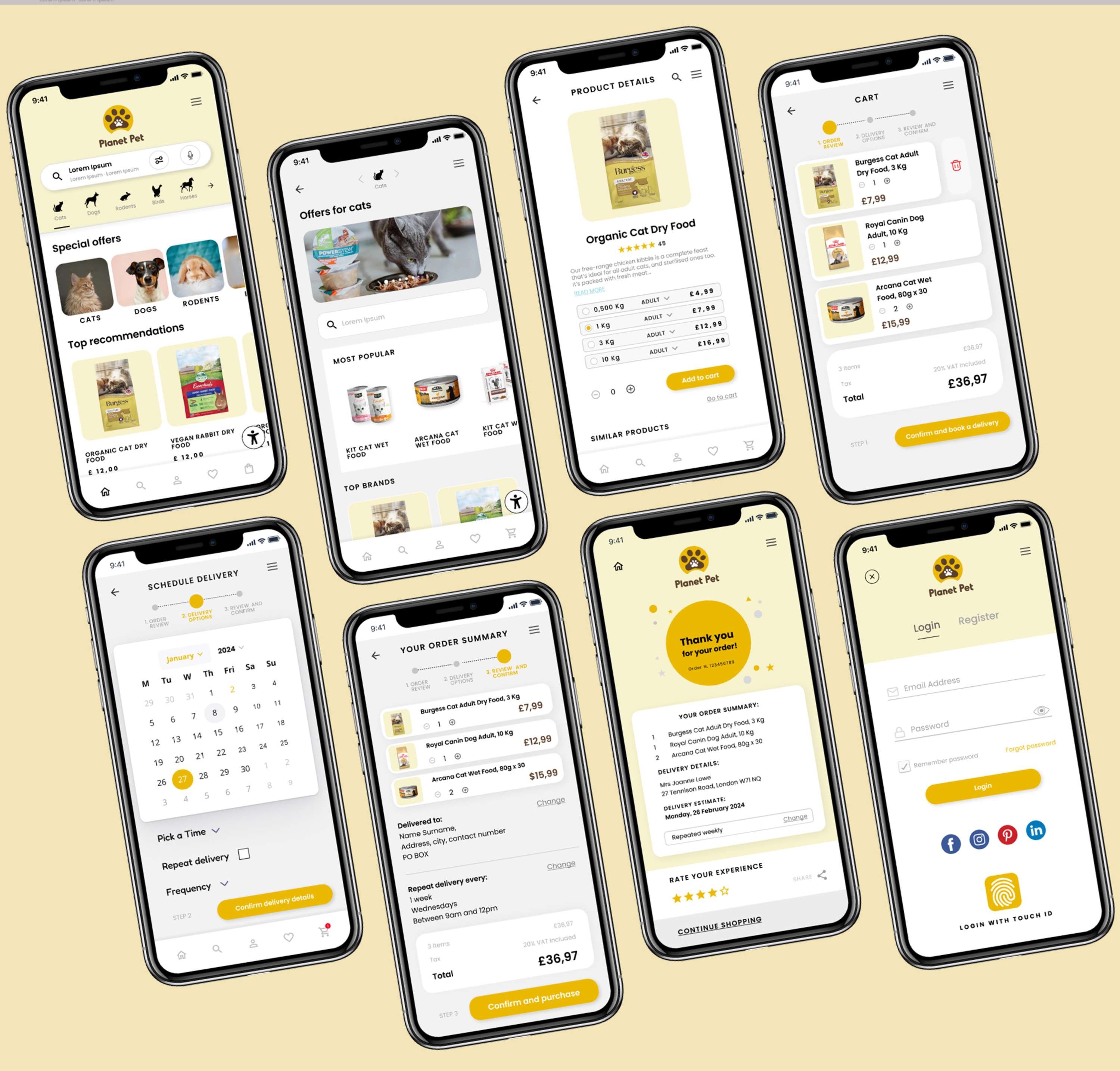 Mobile App - Planet Pet by Elisa Barbata