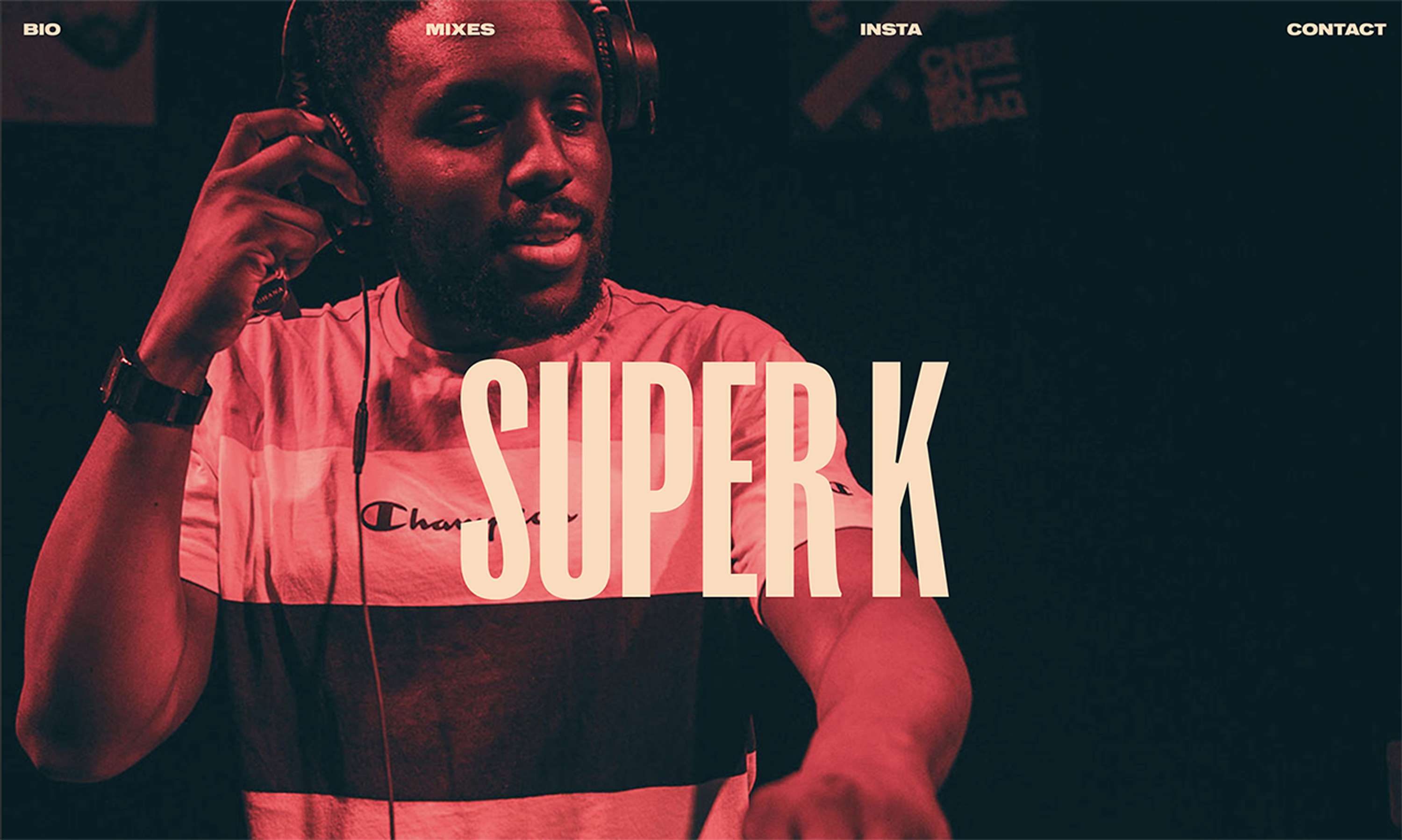 DJ Super K - Wordpress Microsite by William Frank