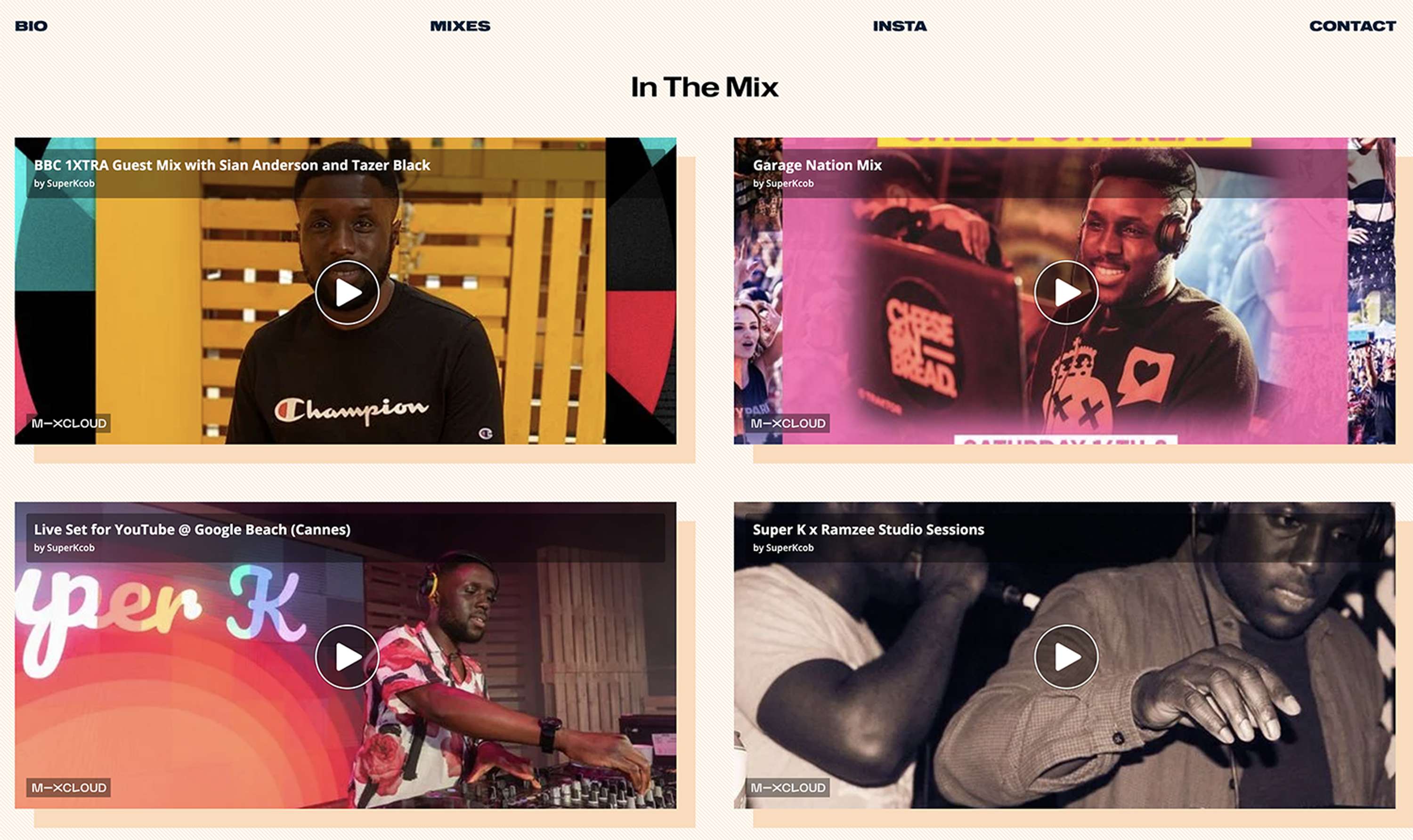 DJ Super K - Wordpress Microsite by William Frank