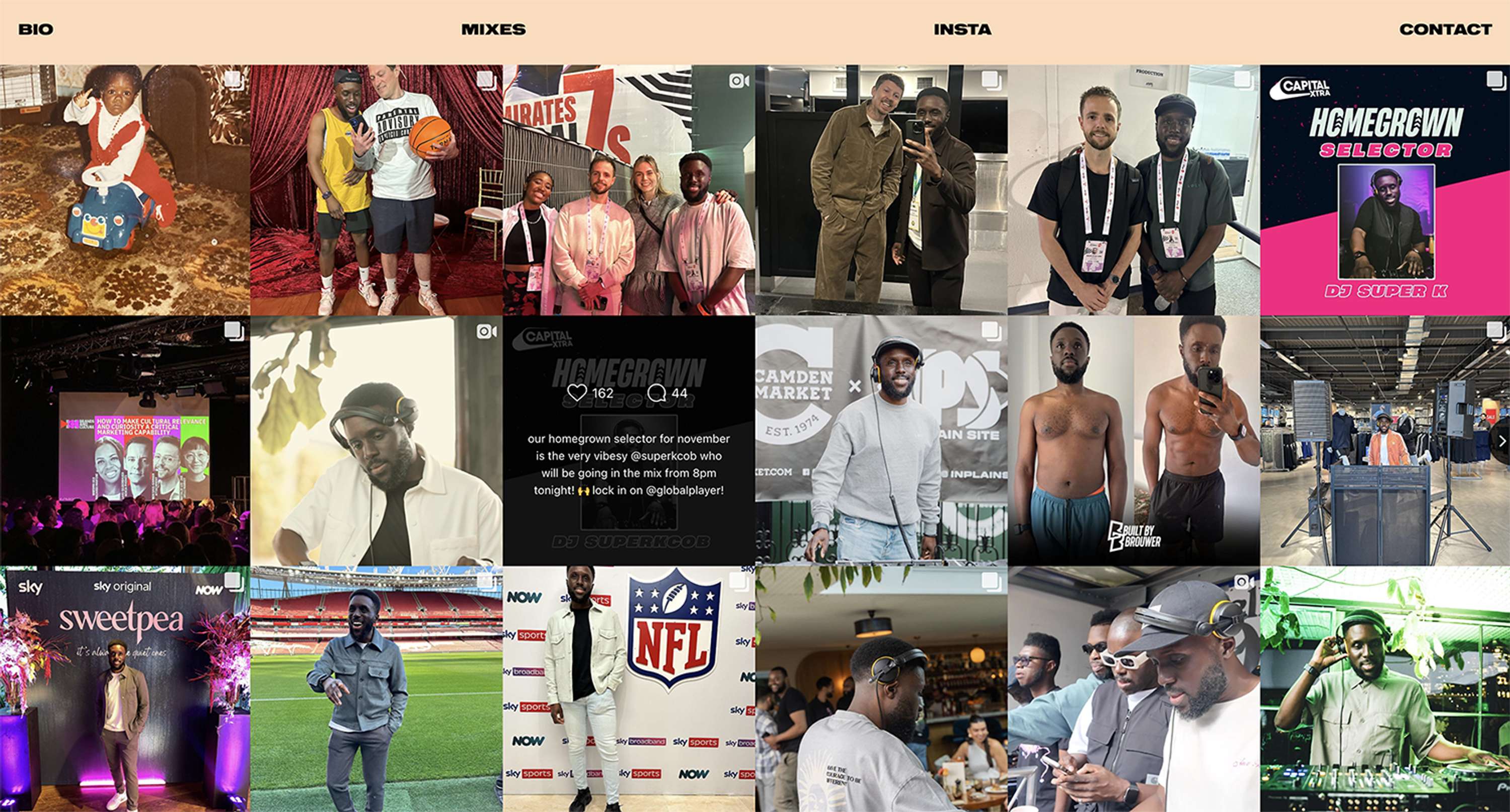 DJ Super K - Wordpress Microsite by William Frank