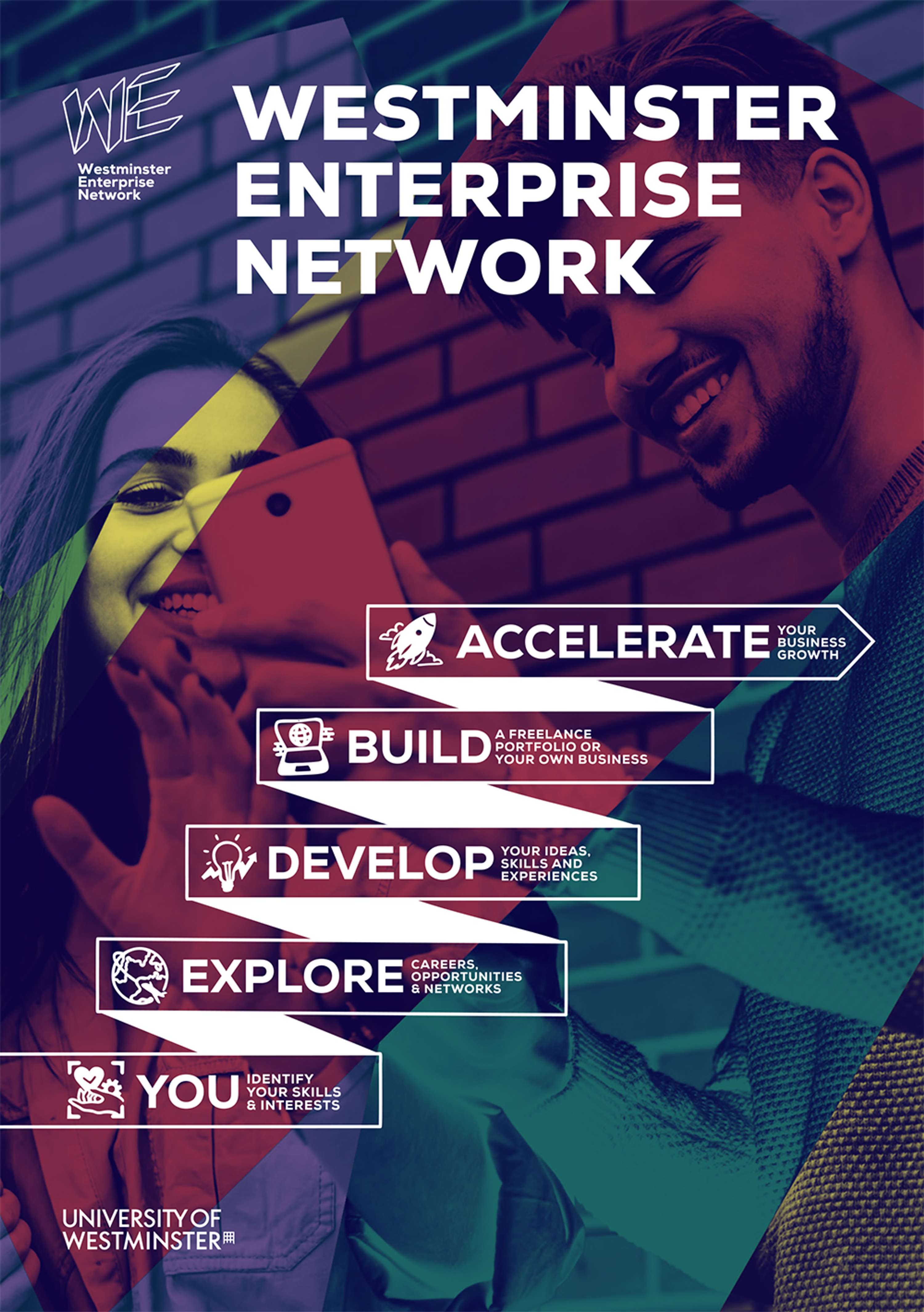 University of Westminster - We Network - Branding by William Frank