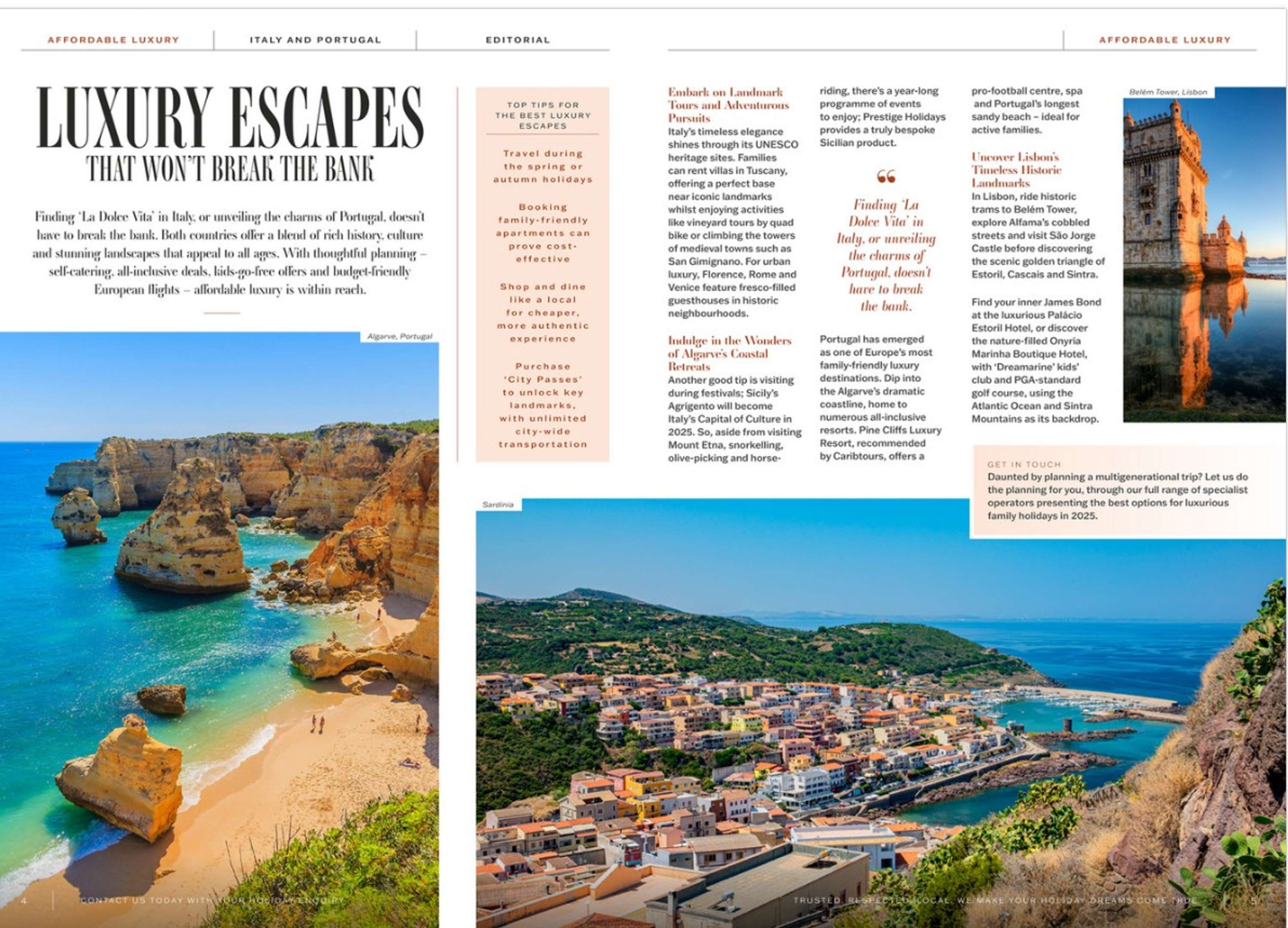 Luxury escapes that won't break the bank by Ramy James Salameh