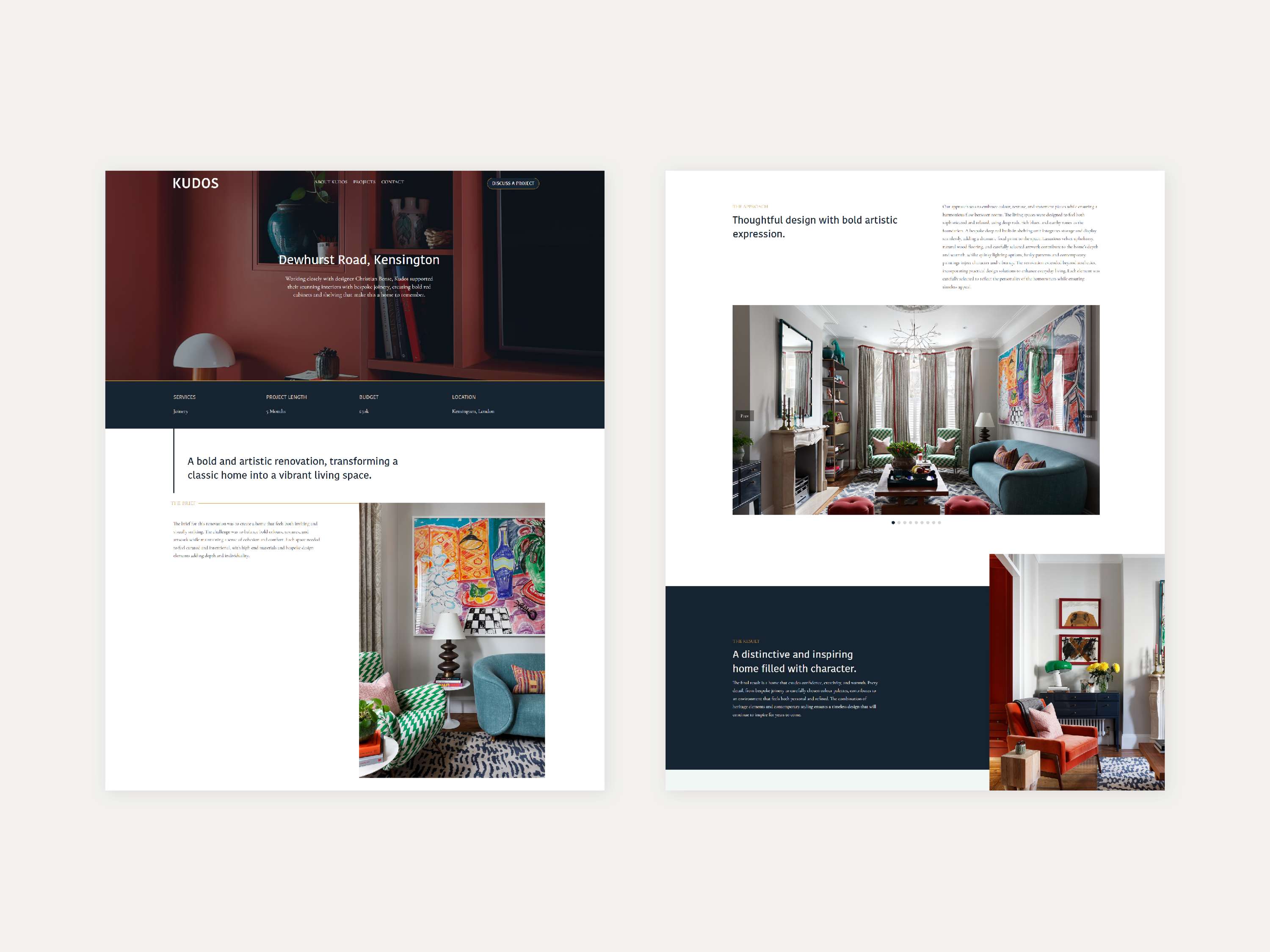 Kudos Design & Build | Web Design & Development by Tiffany Farthing