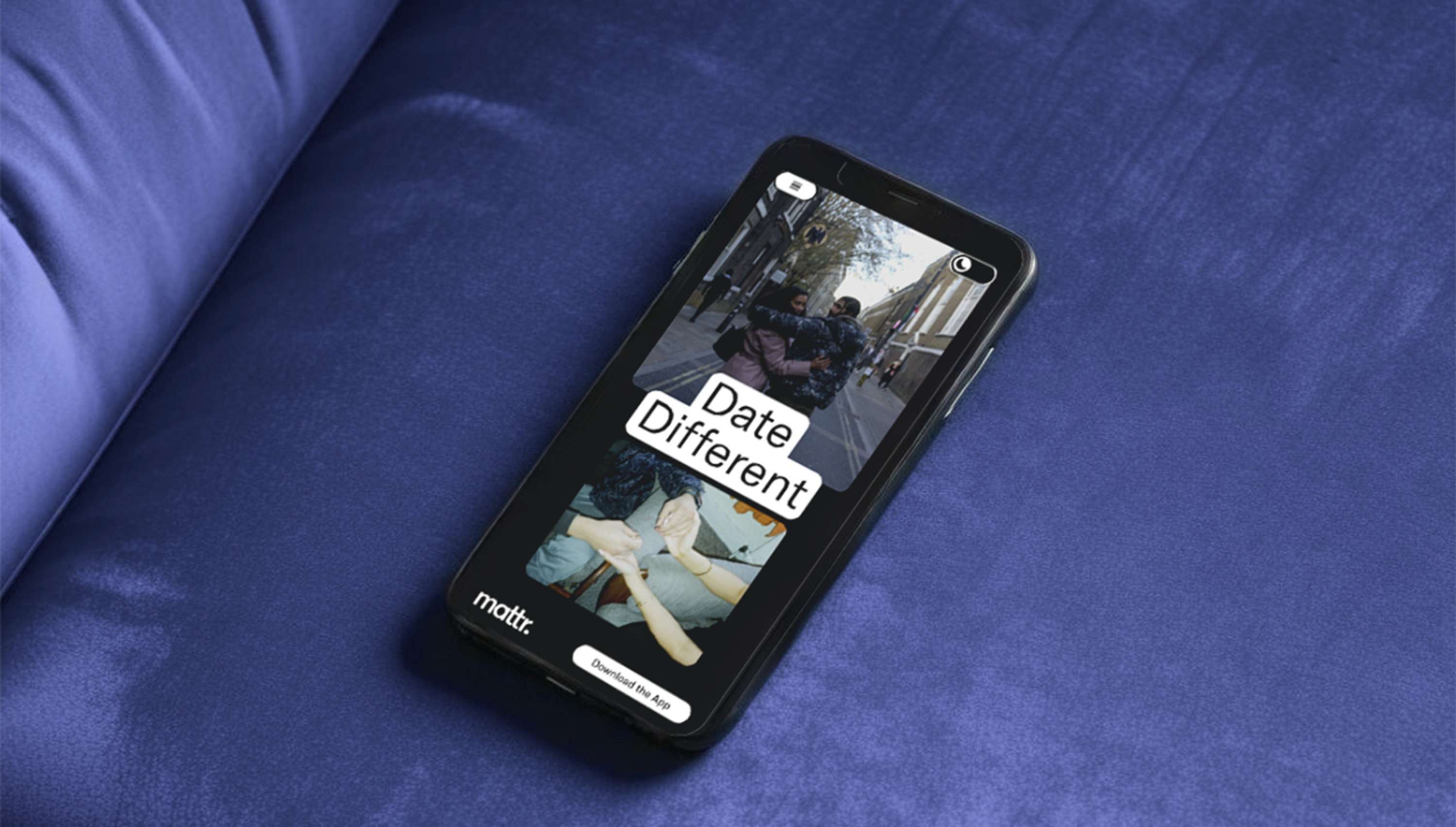 Mattr | Dating App Website Design by Ruth Wright-Palmer