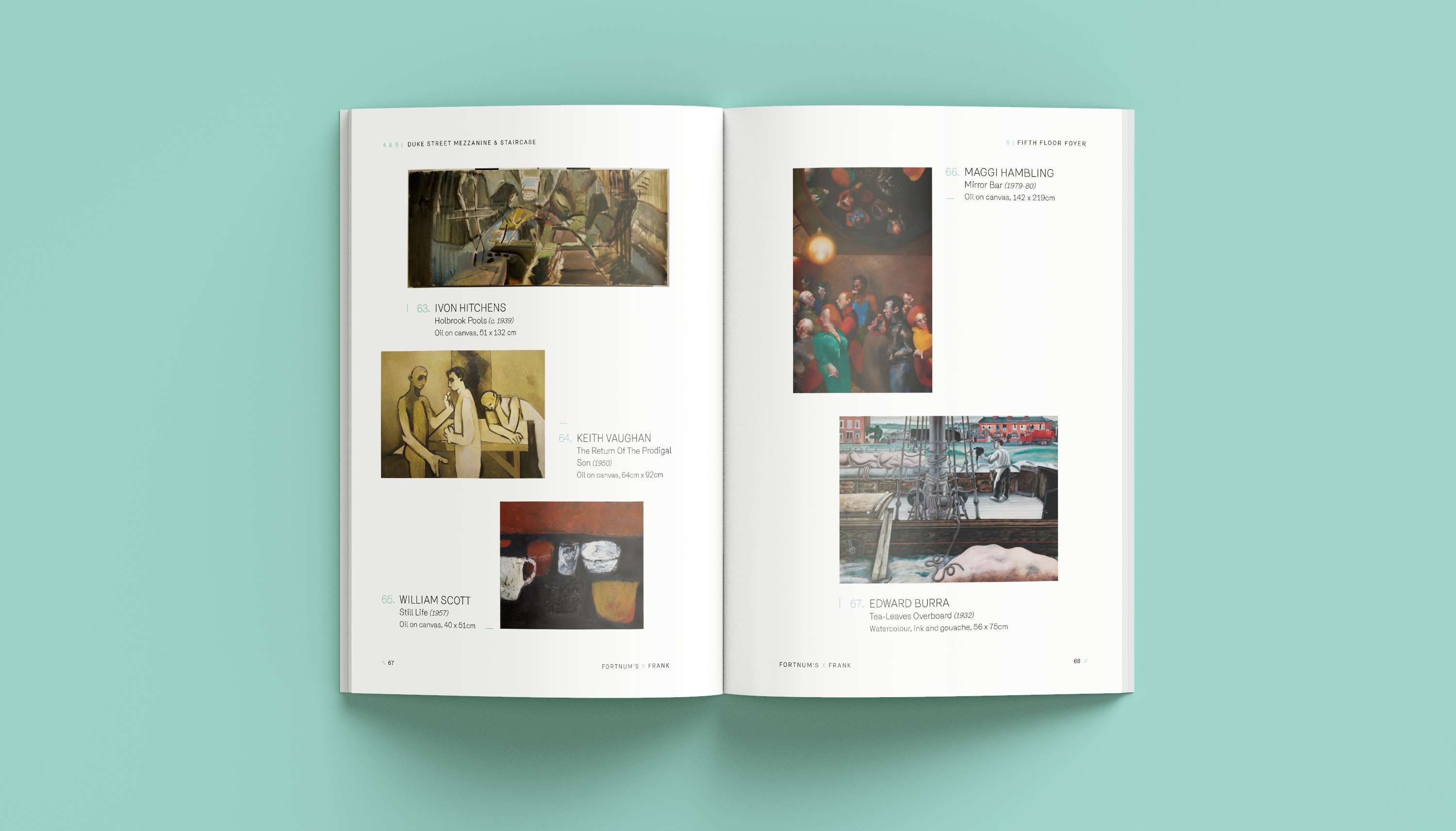 Fortnum x Frank AW16 gallery guide book by Dominique Baker