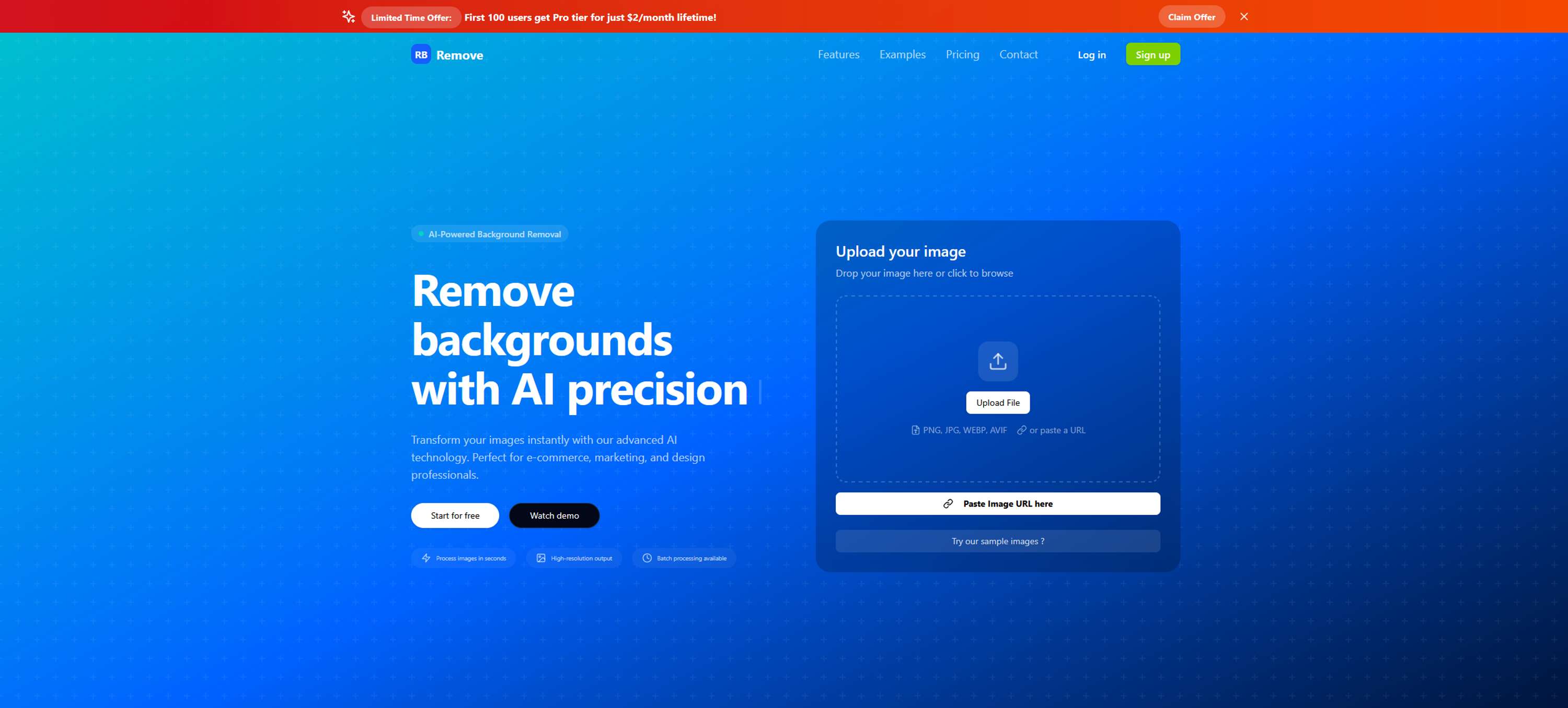 Background Removal App by Christian Paton