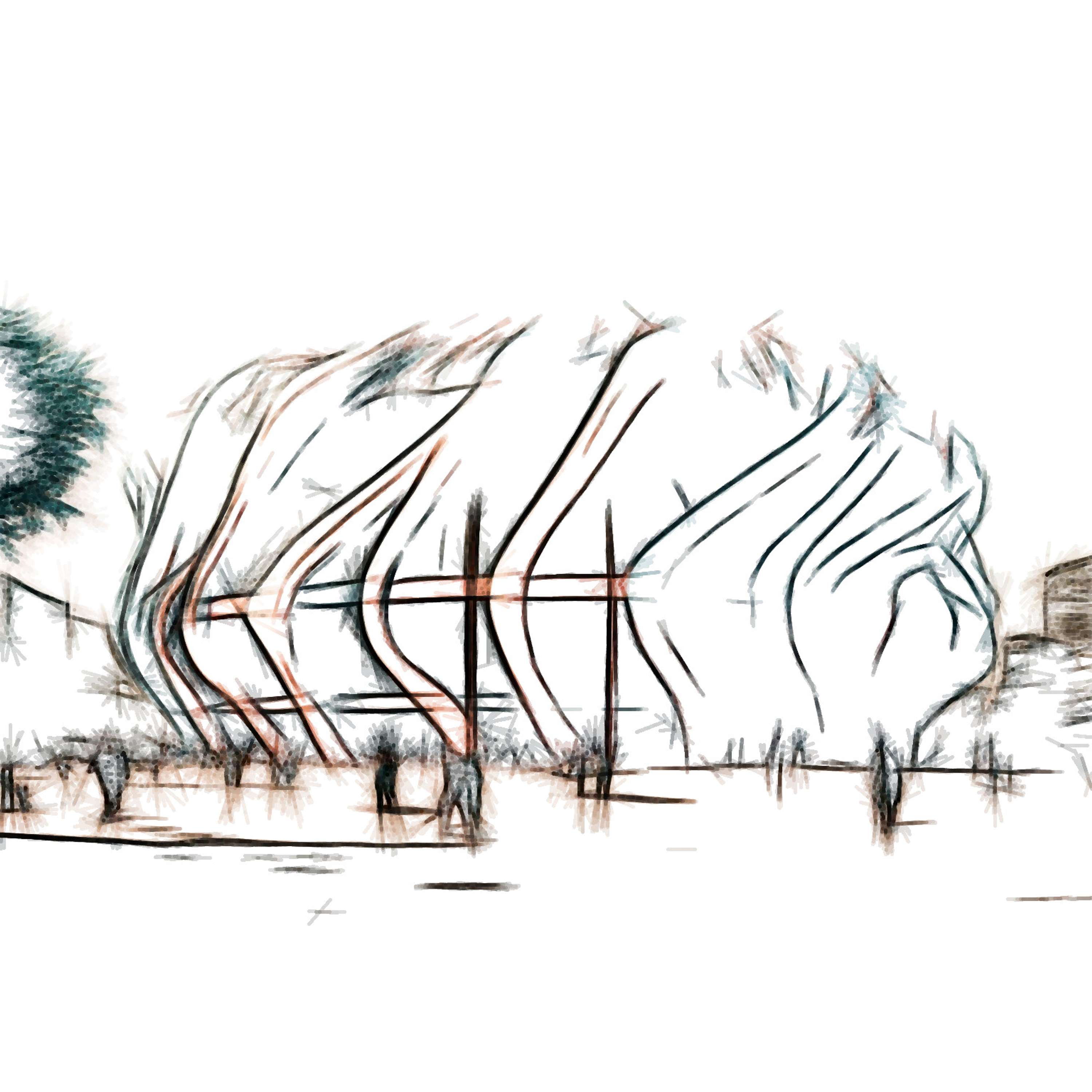 Architectural Sketches and Models - Bozelos by Panagiotis Bozelos