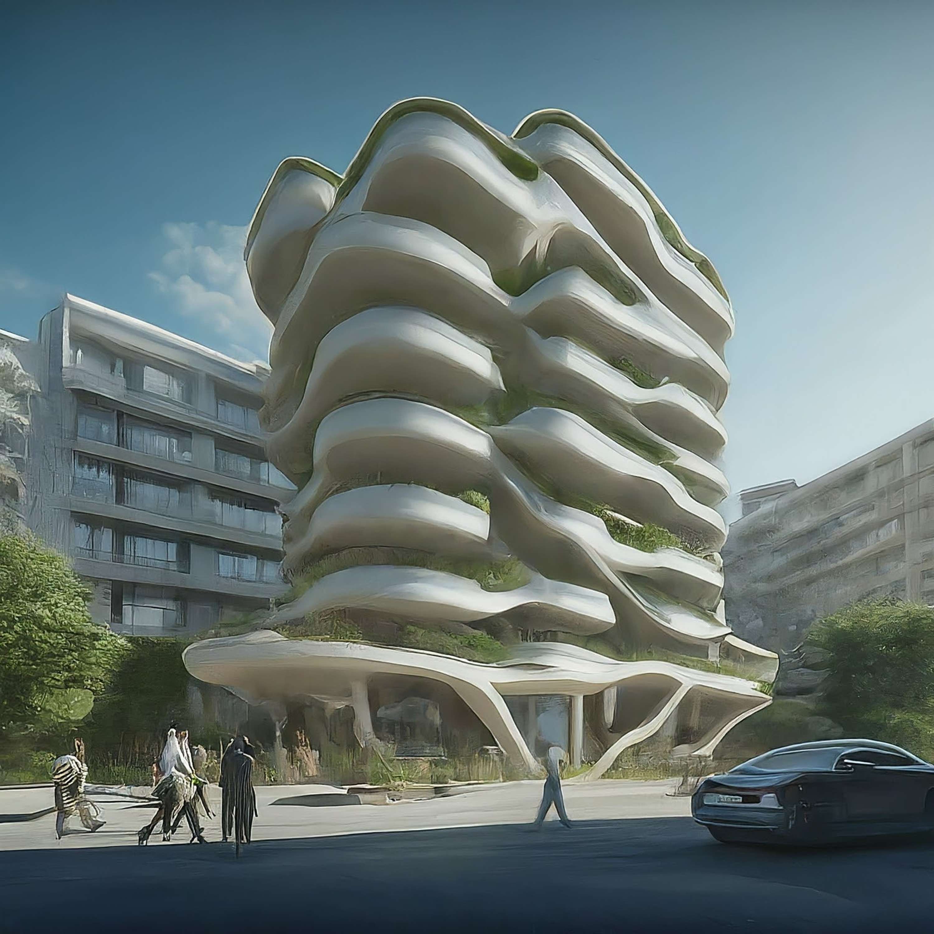 Architectural Sketches and Models - Bozelos by Panagiotis Bozelos
