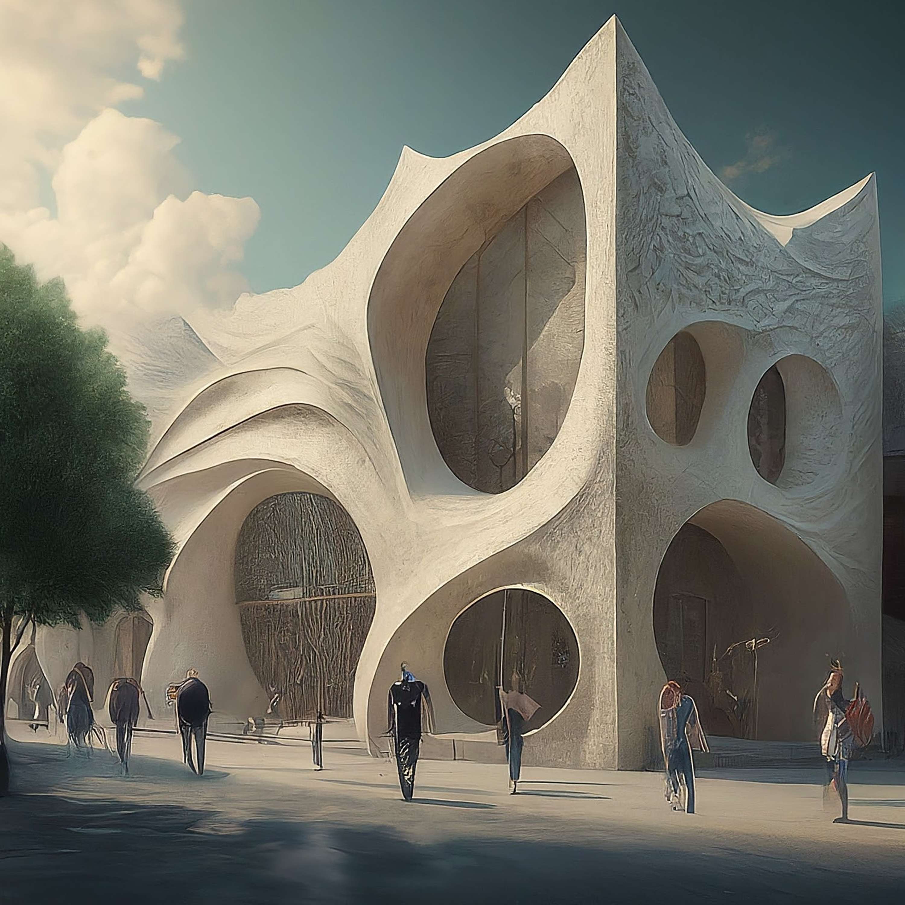 Architectural Sketches and Models - Bozelos by Panagiotis Bozelos