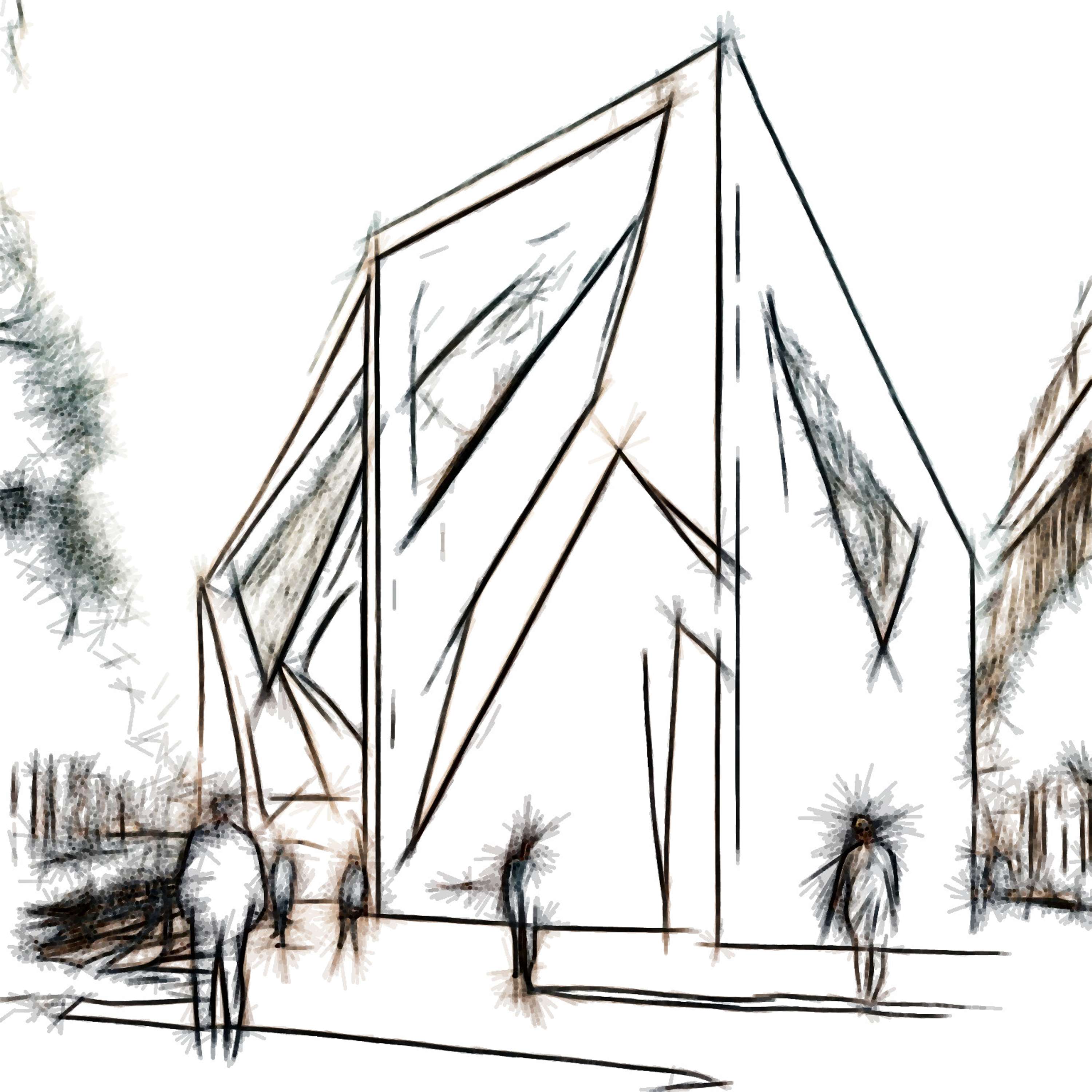 Architectural Sketches and Models - Bozelos by Panagiotis Bozelos