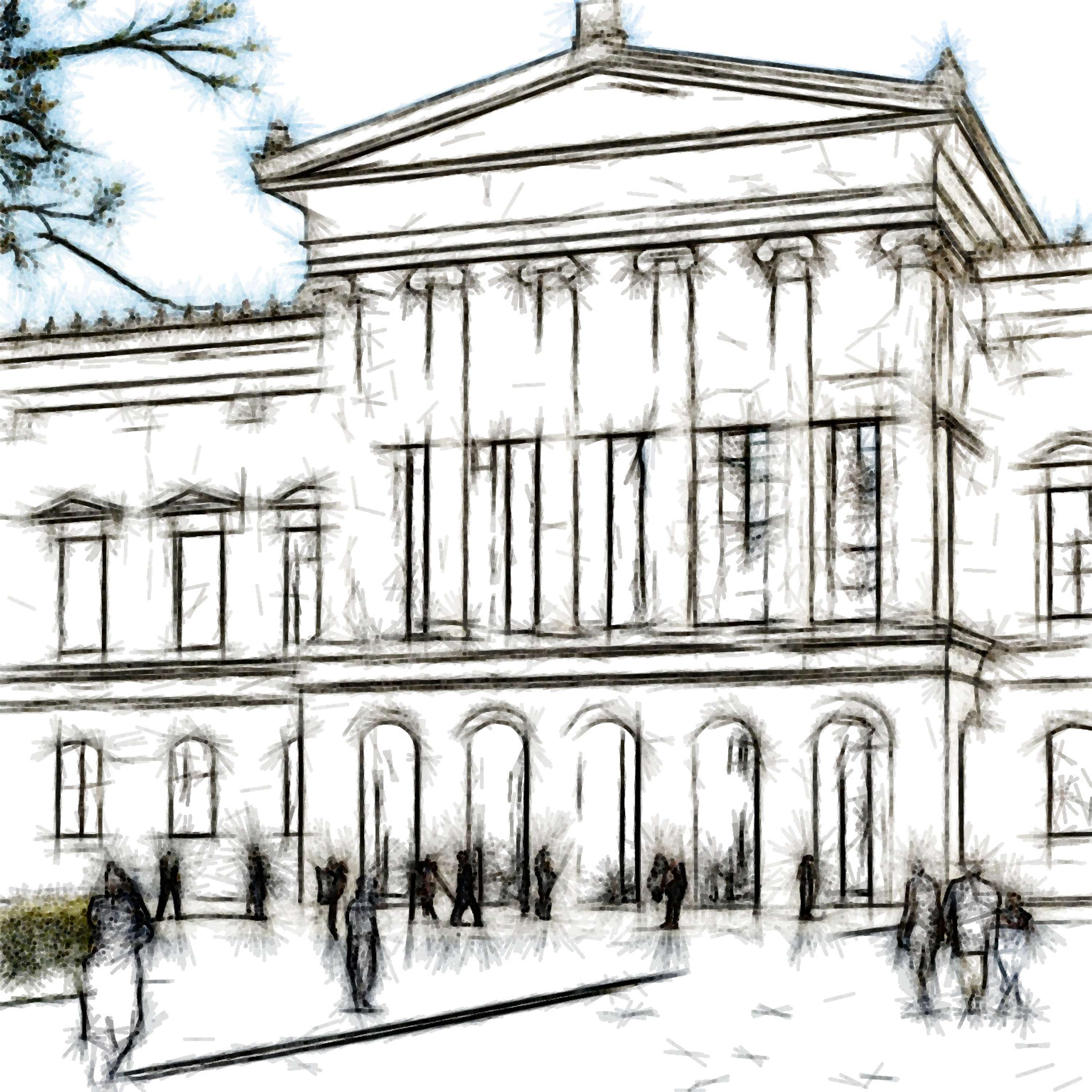 Architectural Sketches and Models - Bozelos by Panagiotis Bozelos