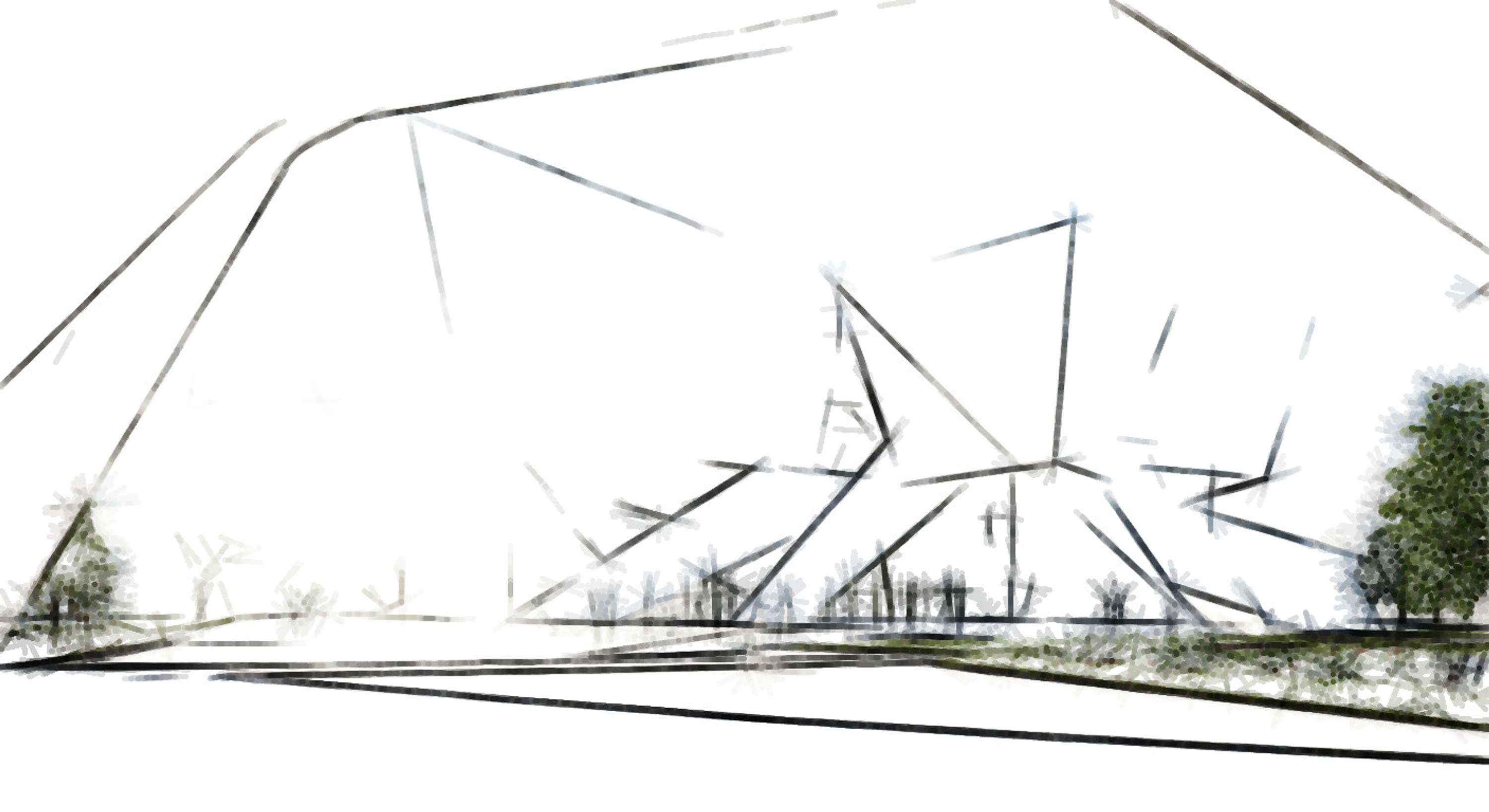 Architectural Sketches and Models - Bozelos by Panagiotis Bozelos