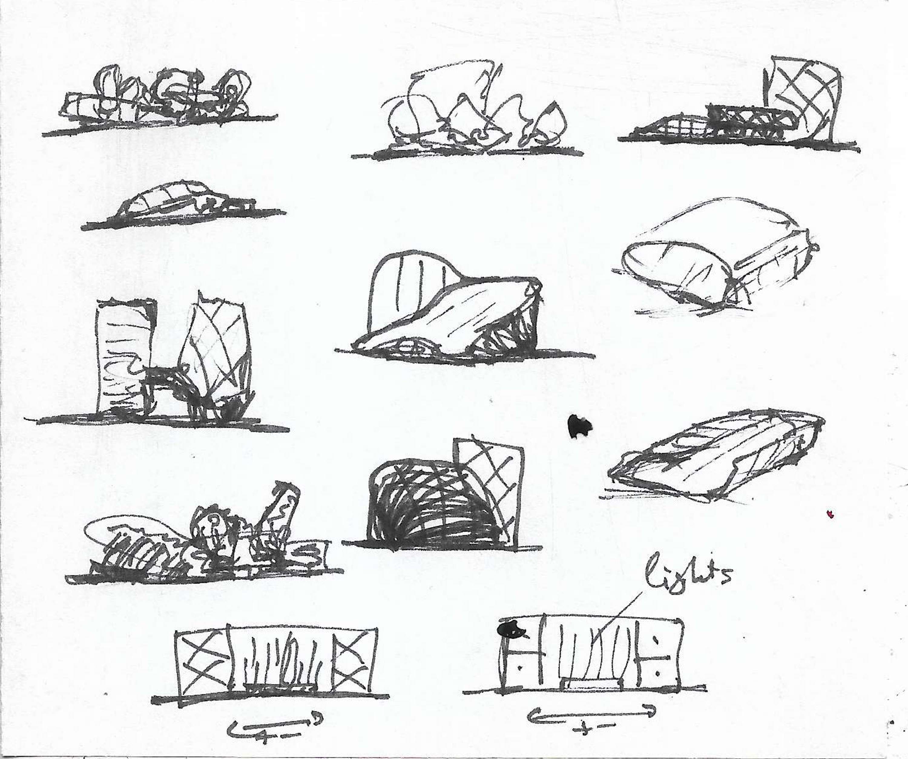 Architectural Sketches and Models - Bozelos by Panagiotis Bozelos